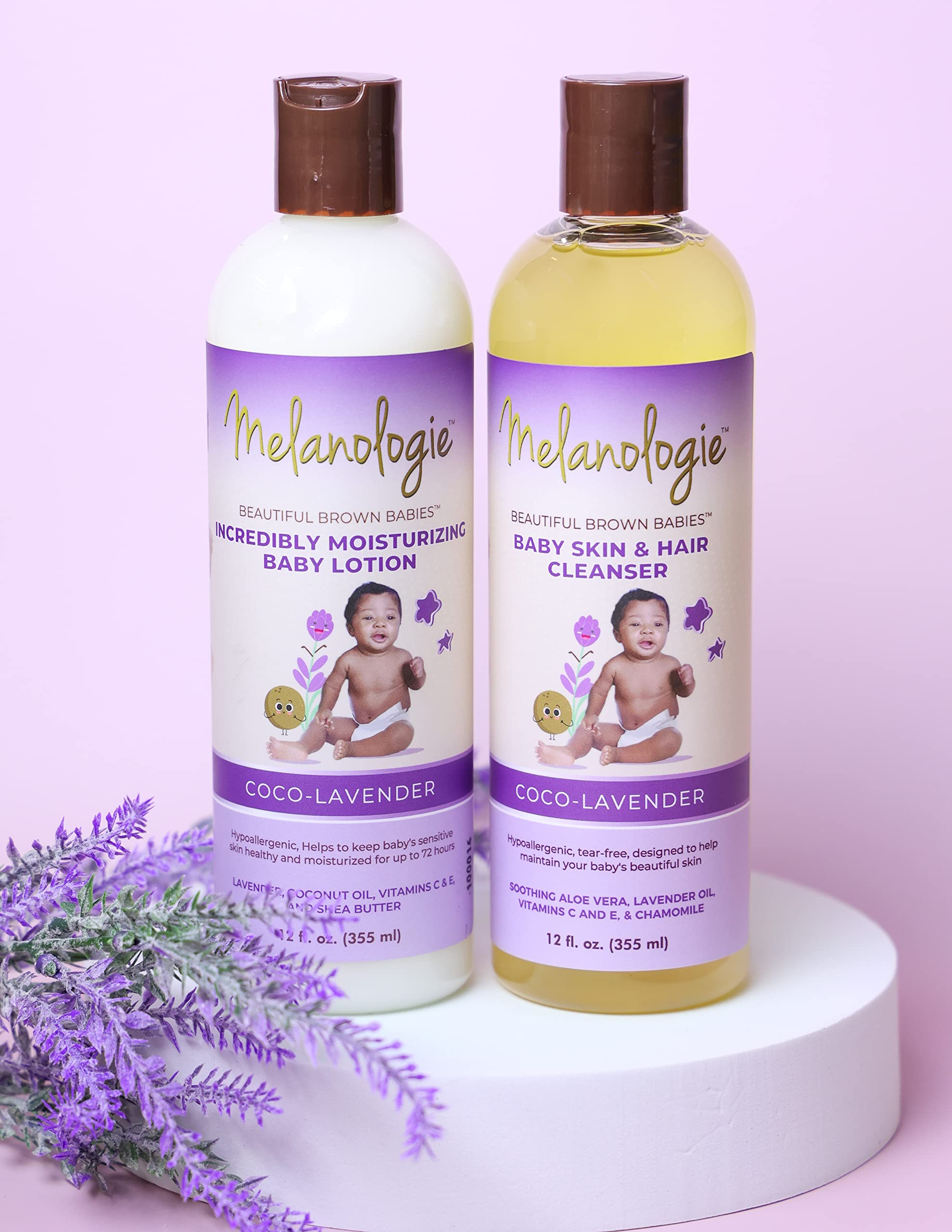 Melanologie Beautiful Brown Babies Incr Moisturizing Baby Lotion - Thumbnail 3