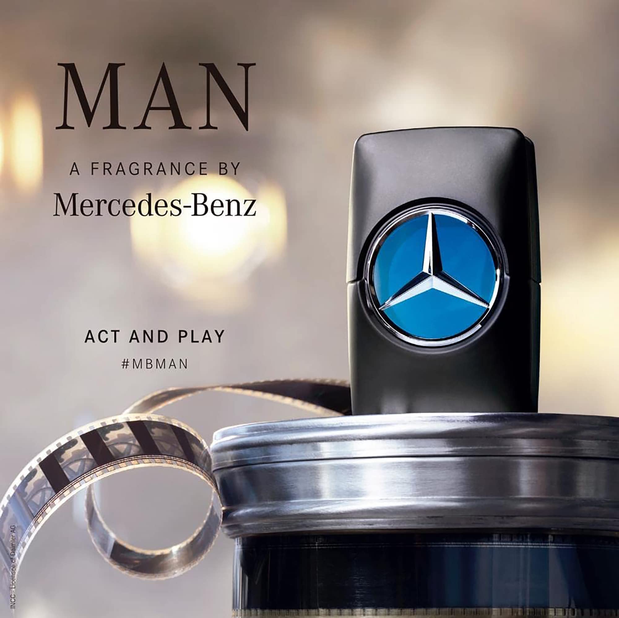Mercedes Benz Man Aromatic Woody Fruity With Cedar and Oakmoss Notes Cologne - Thumbnail 3