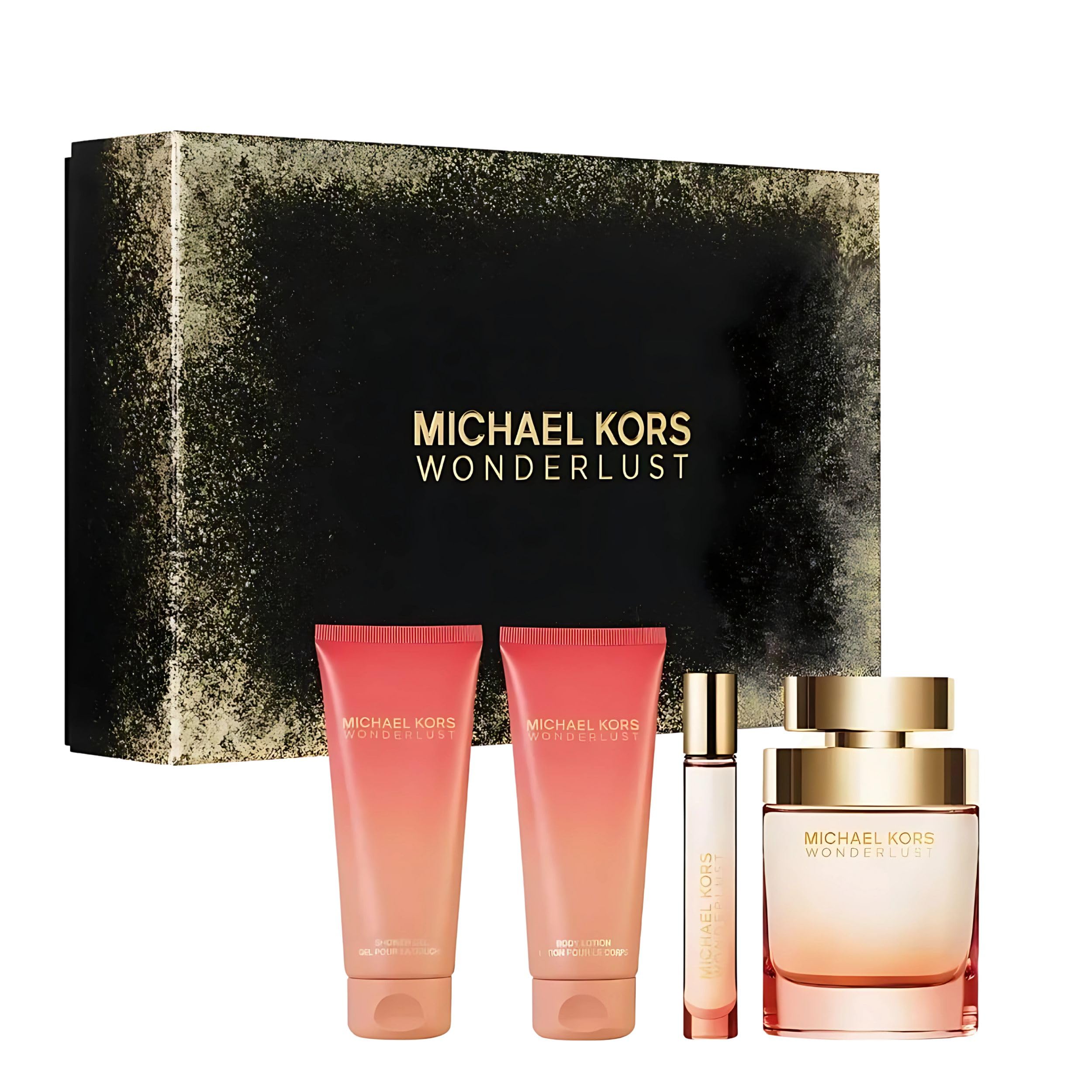 [Set] Michael Kors Wonderlust 4 Pieces For Women EDP 3.4 oz