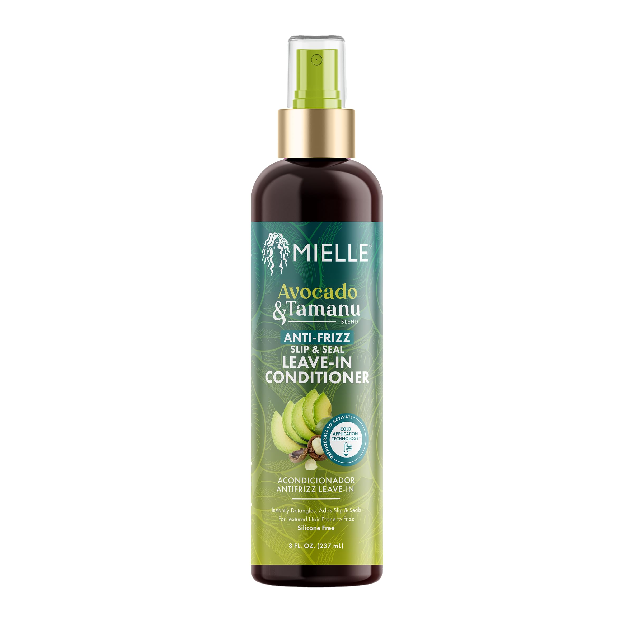Mielle Avocado and Tamanu Anti Frizz Slip Seal Leave In Conditioner 8 Fl. Oz