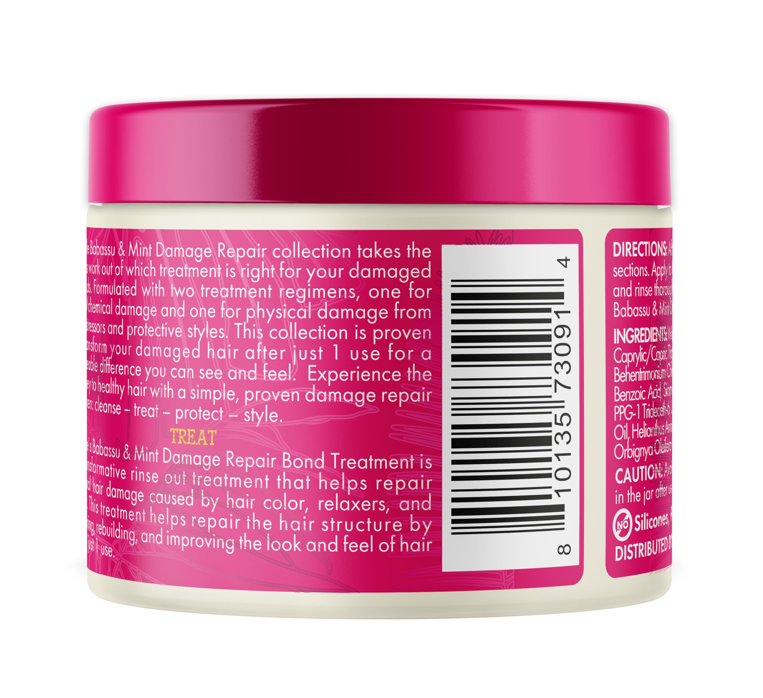 Mielle Babassu and Mint Damage Repair Bond Treatment . 5.5 oz