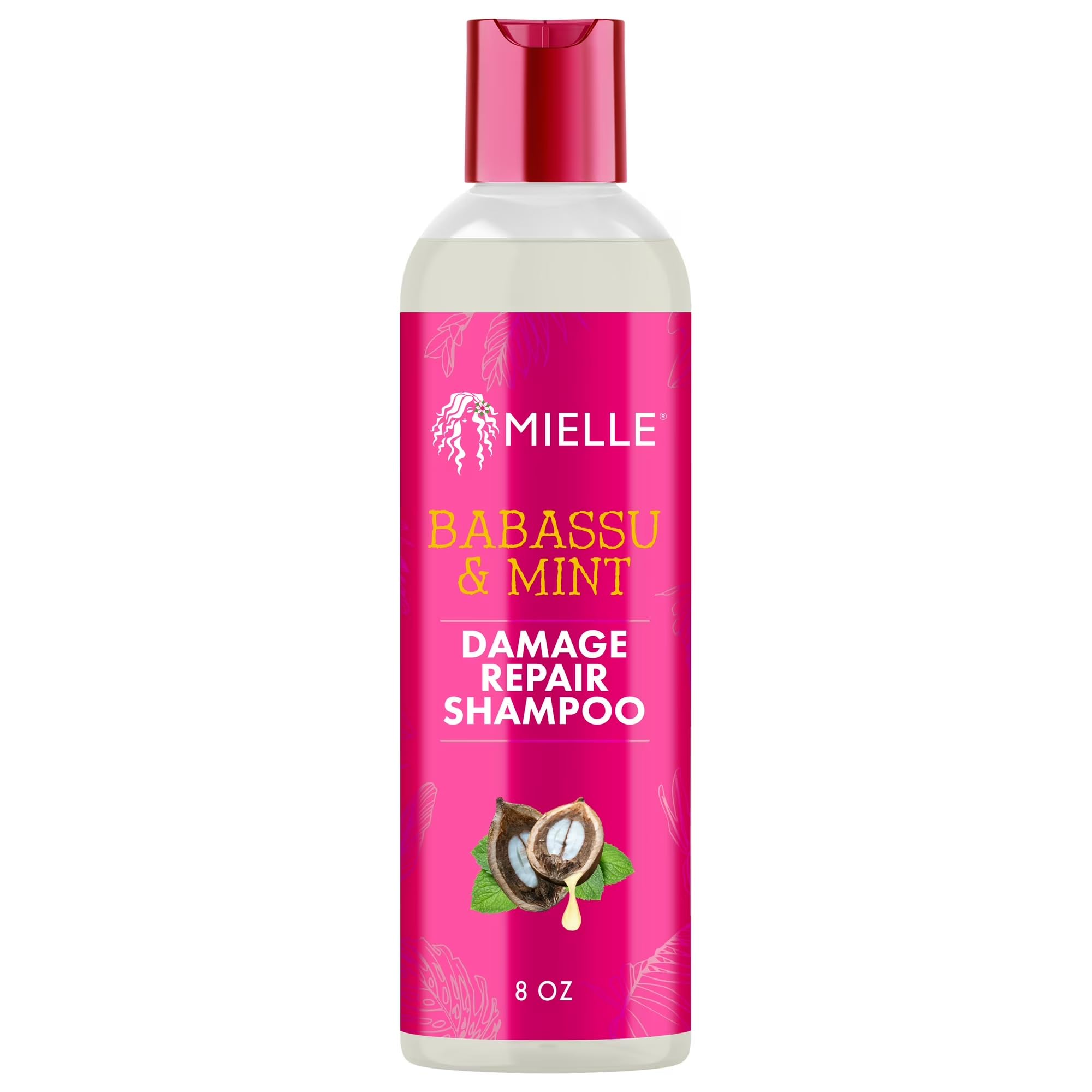 Mielle Organics Babassu Mint Damage Repair Hair Shampoo Hydrating Shampoo Scalp - Thumbnail 3