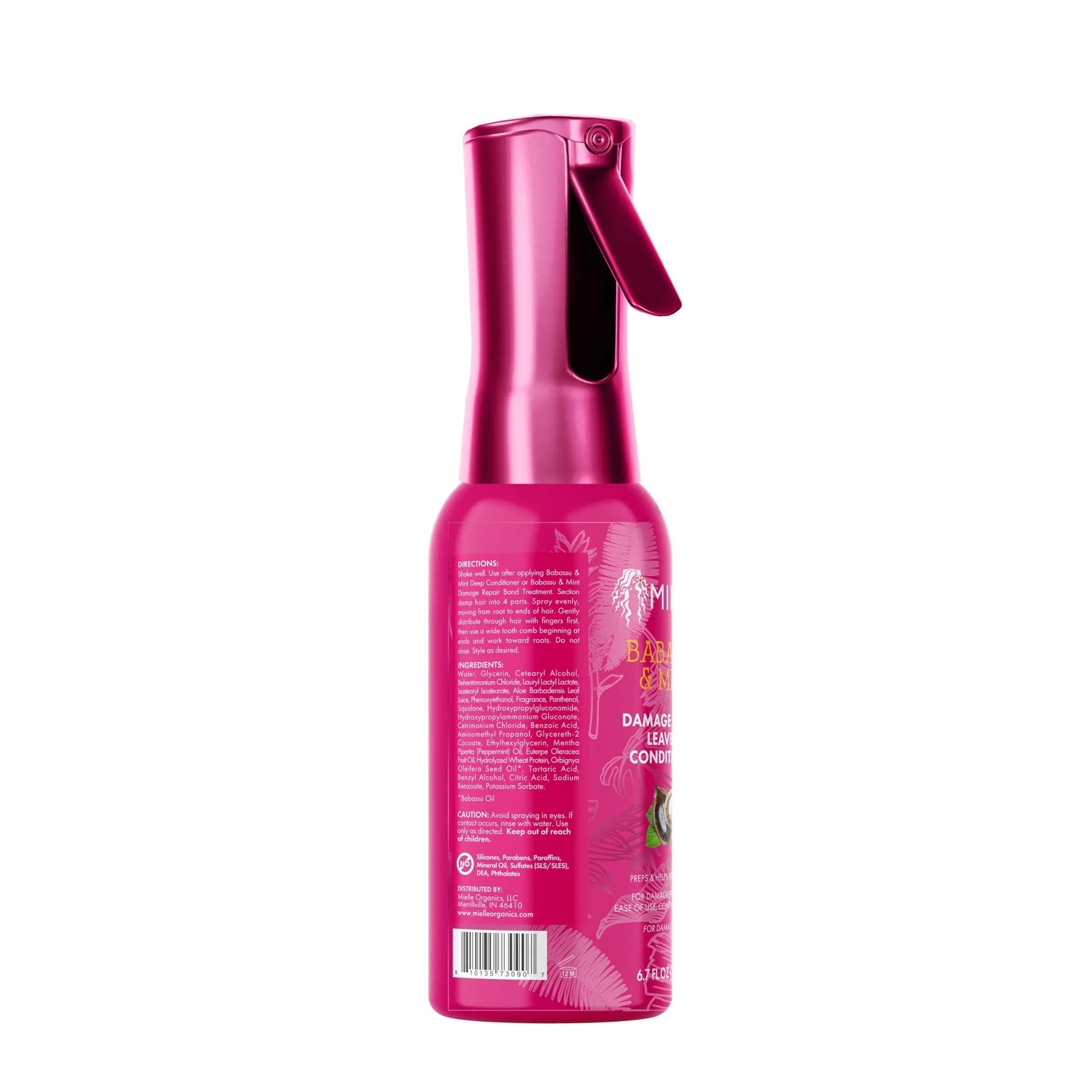 Mielle Organics Babassu Mint Damage Repair Leave In Conditioner