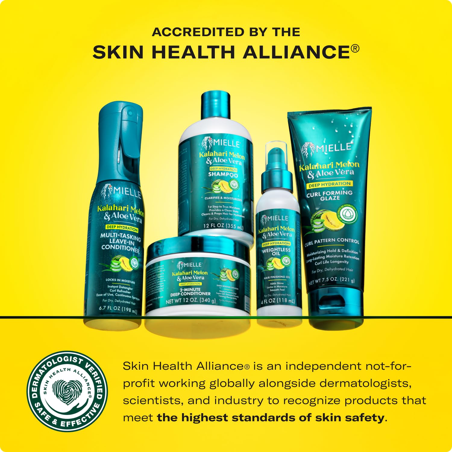 Mielle Kalahari Melon and Aloe Vera Deep Hydration Curl Glaze . 7.5 oz - Thumbnail 3