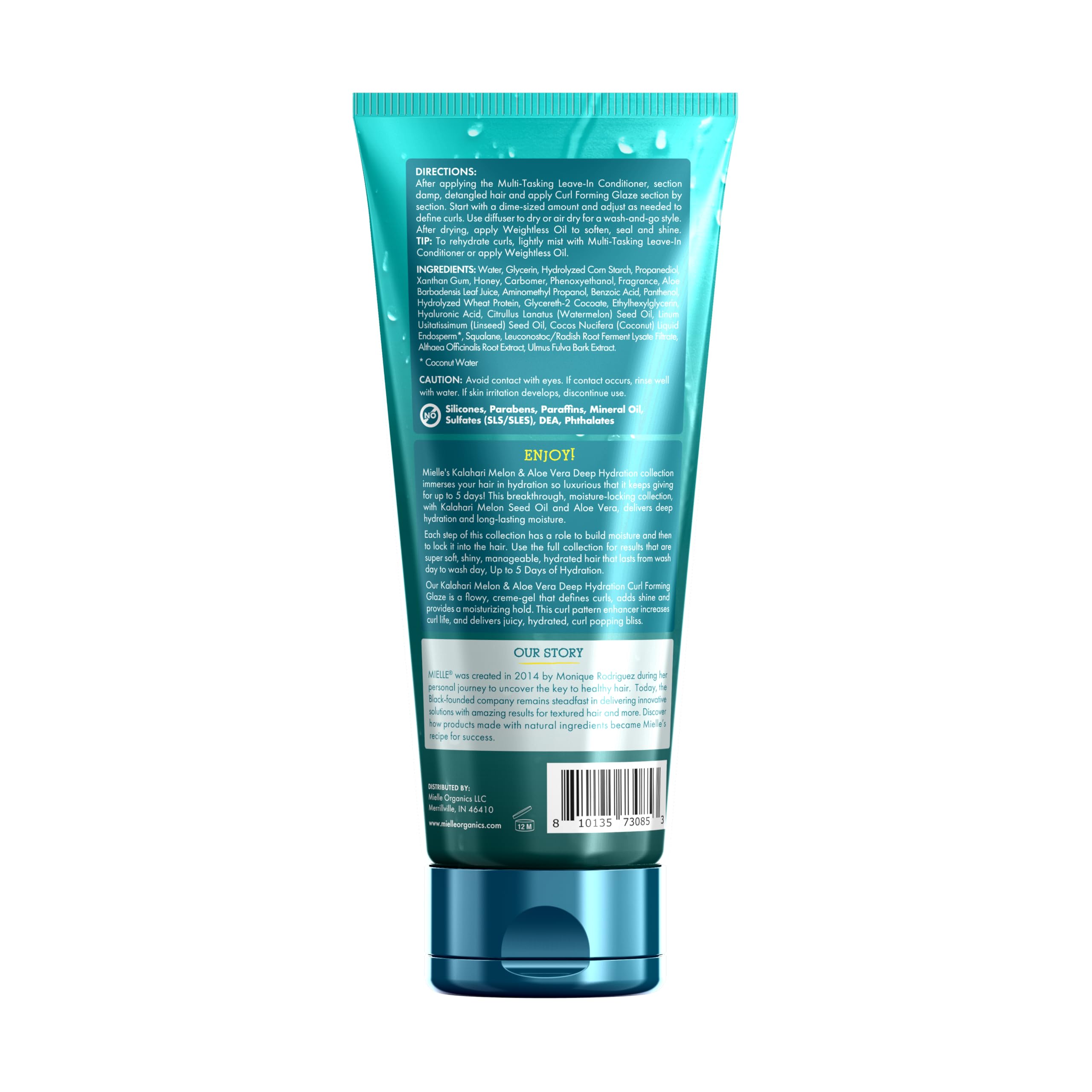 Mielle Kalahari Melon and Aloe Vera Deep Hydration Curl Glaze . 7.5 oz