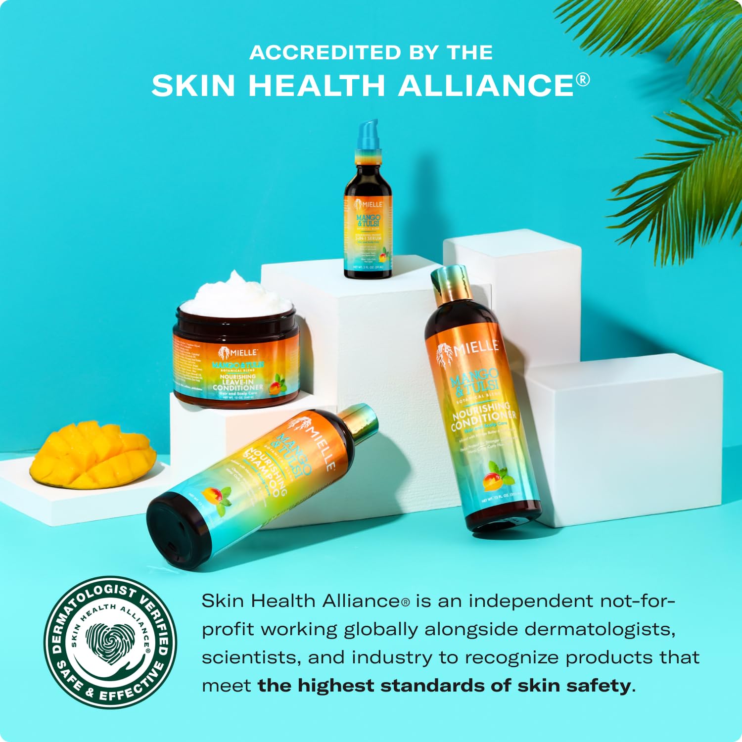 Mielle Mango and Tulsi Nourishing Shampoo 12 Fl. Oz. - Thumbnail 2