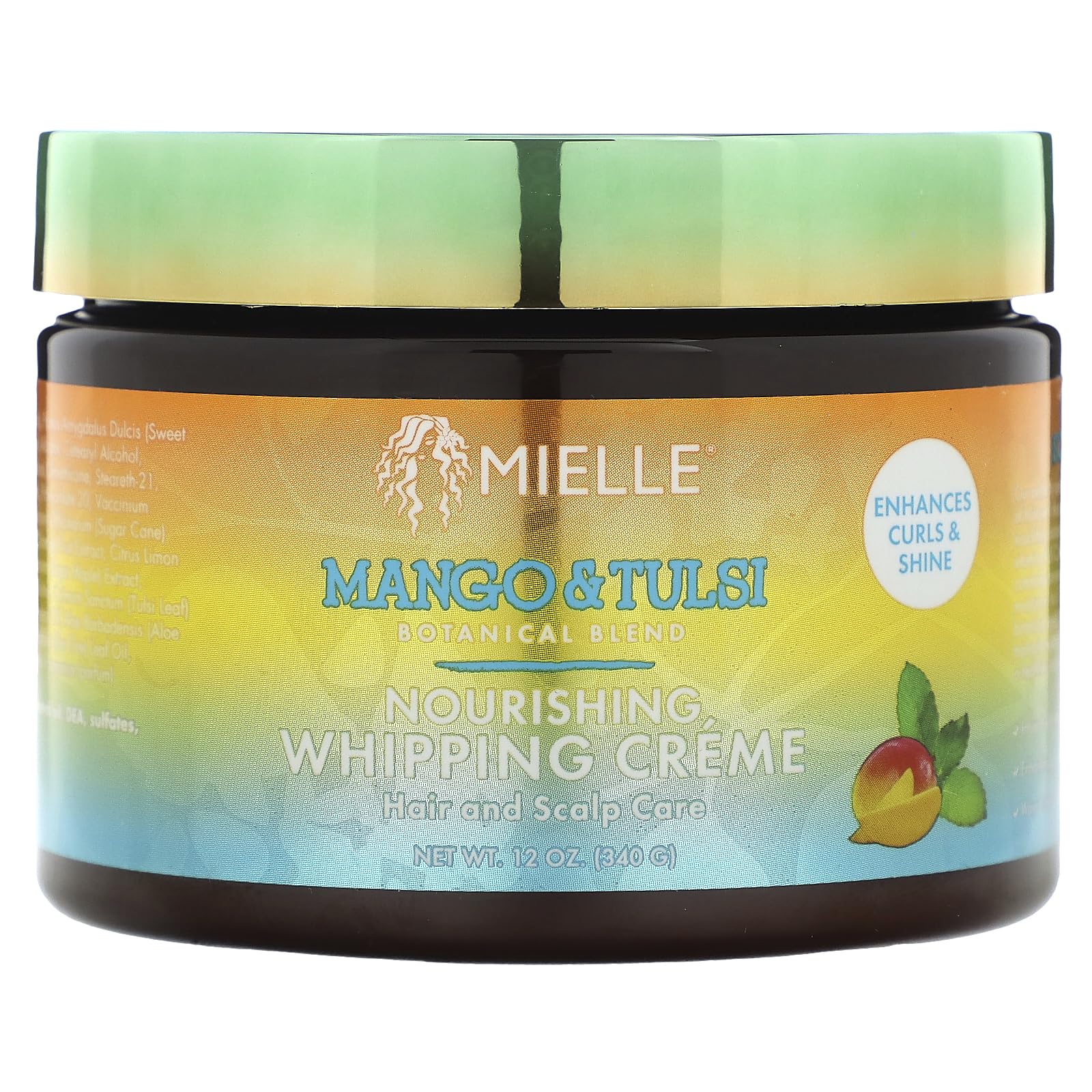 Mielle Nourishing Whipping Creme Mango Tulsi 12 oz