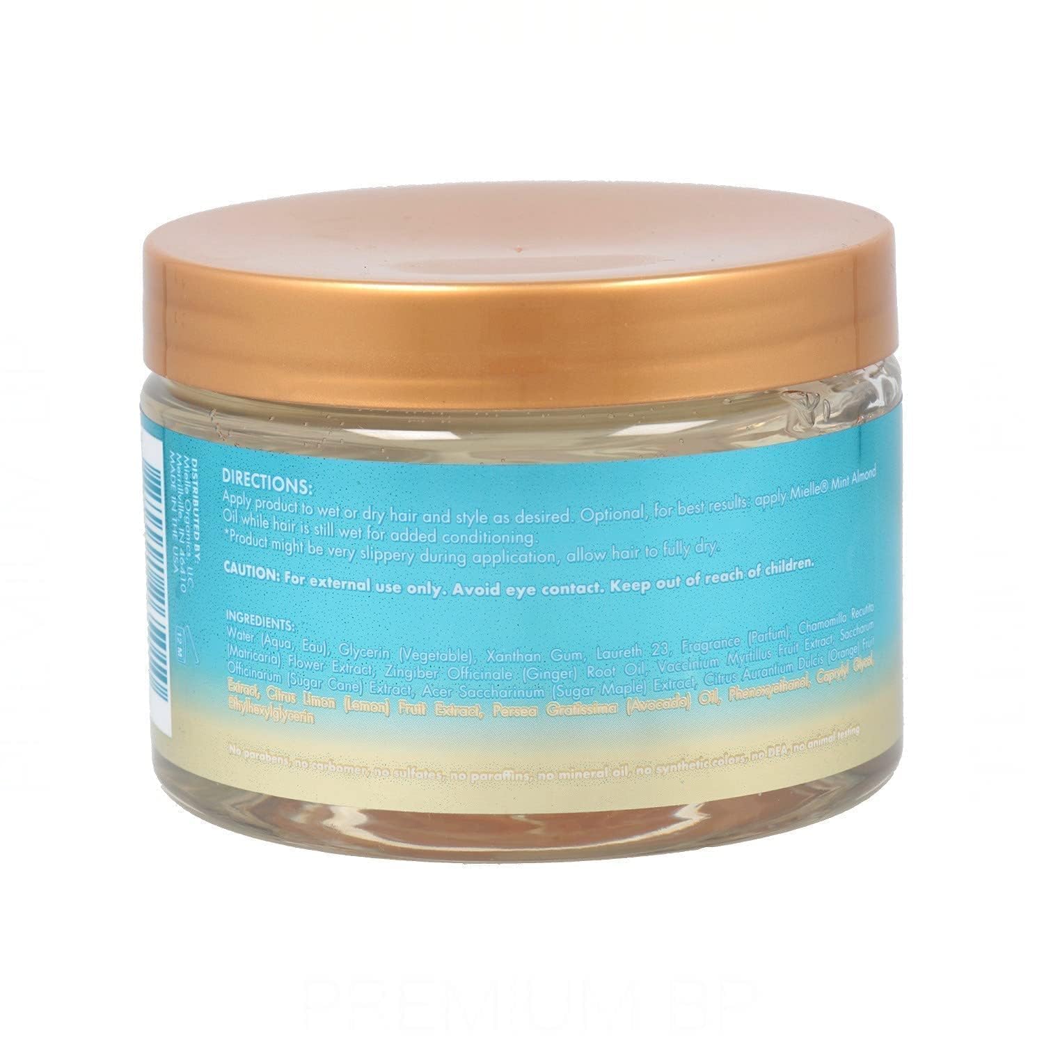 Moisture Rx Moisturizing Styling Gel Hawaiian Ginger Mielle 12 oz - Thumbnail 2