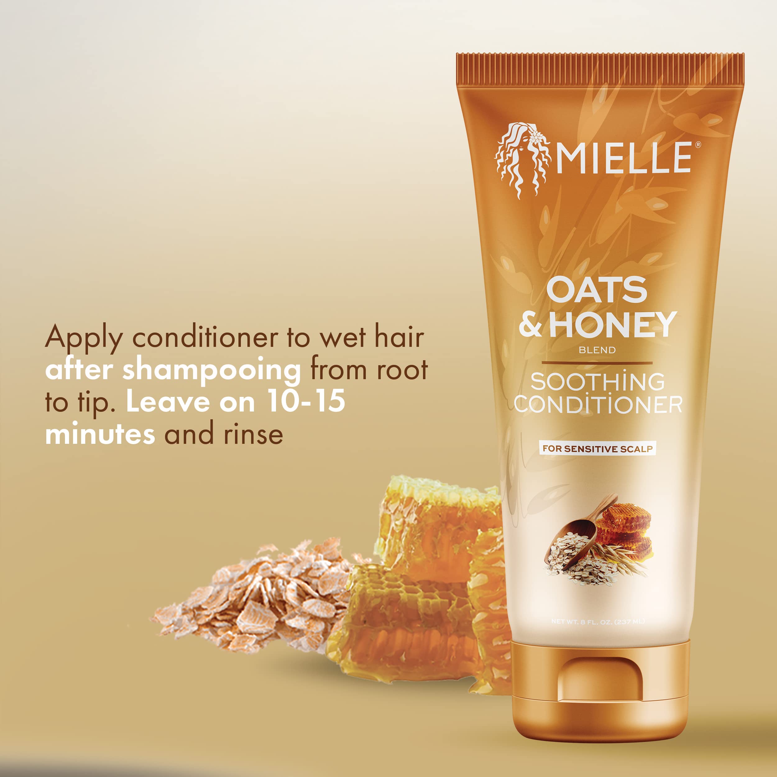 Mielle Organics Oats Honey Soothing Conditioner - Thumbnail 2