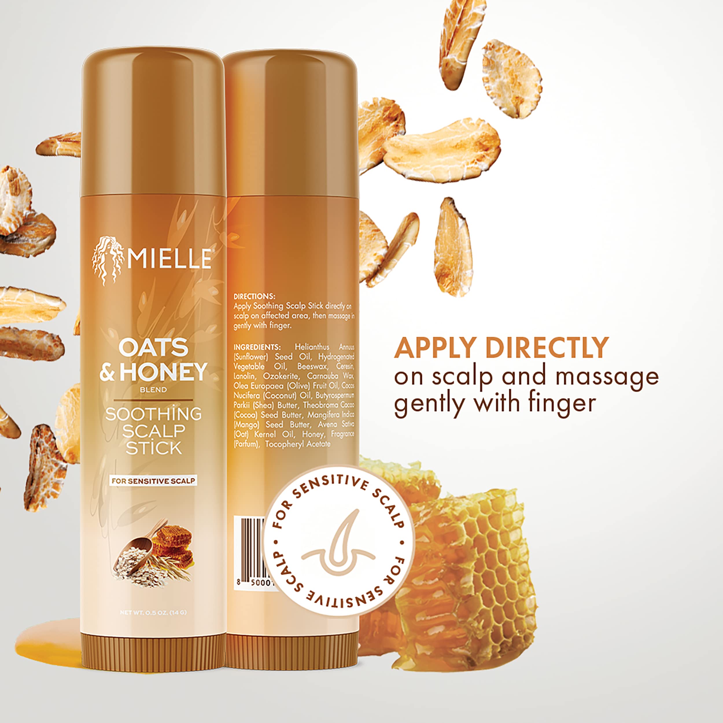 Mielle Organics Oats Honey Soothing Scalp Stick - Thumbnail 3