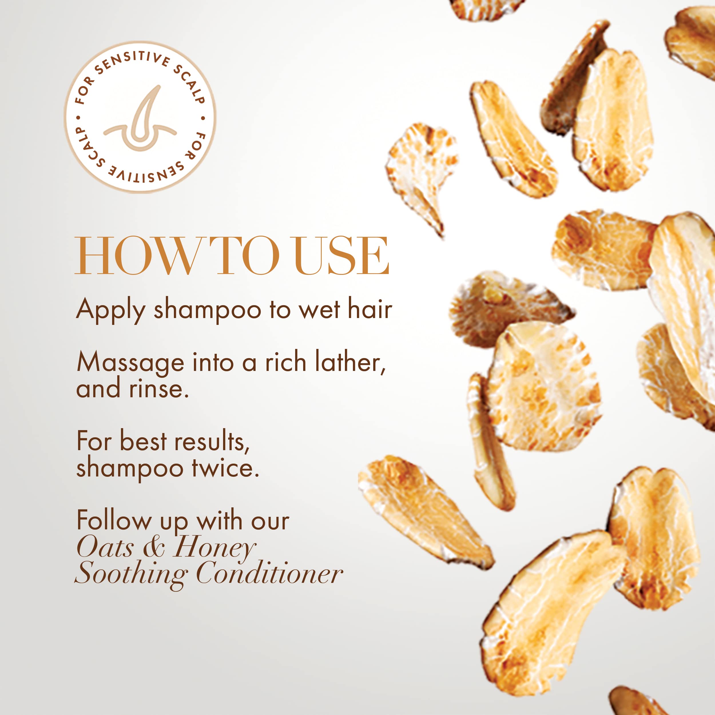 Mielle Organics Oats Honey Soothing Shampoo All Hair Types Clarifying Squeeze - Thumbnail 2