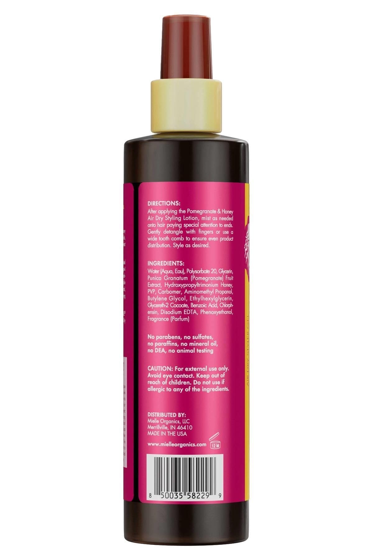 Mielle Pomegranate Honey Air Dry Styler Gel 8 oz - Thumbnail 2