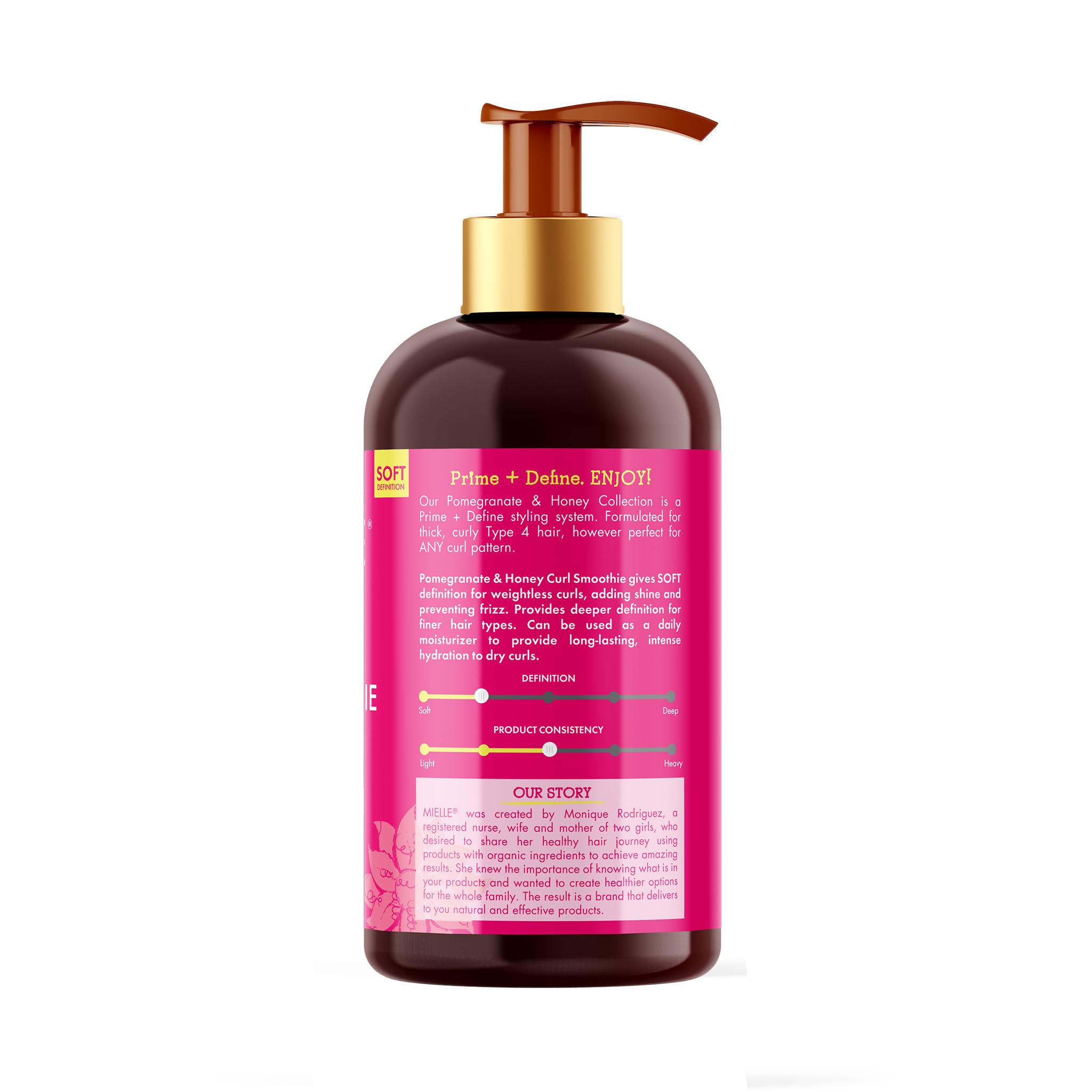 Mielle Organics Pomegranate Honey Curl Enhancing Smoothie Moisturizing Curly - Thumbnail 2