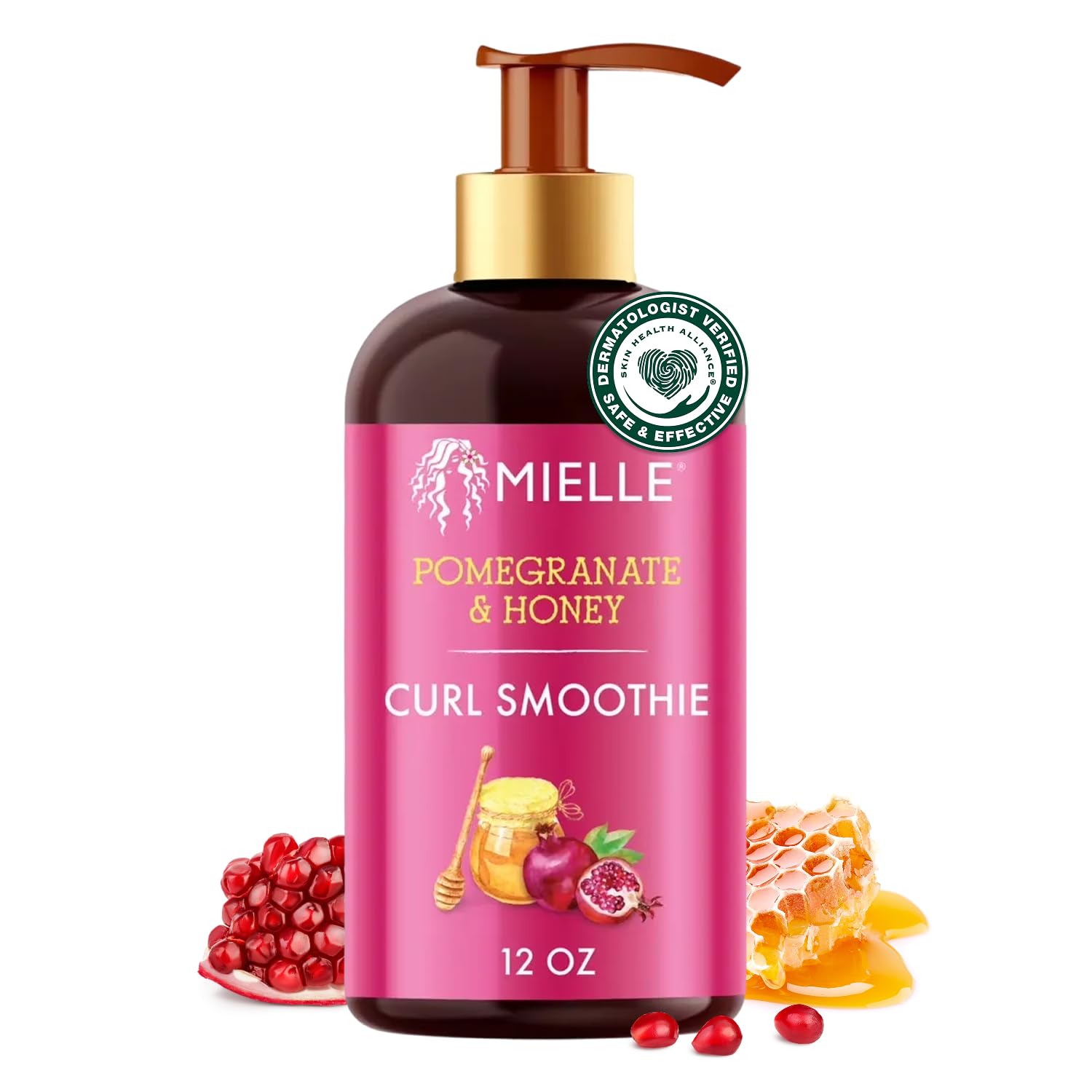 Mielle Organics Pomegranate Honey Curl Enhancing Smoothie Moisturizing Curly - Thumbnail 3