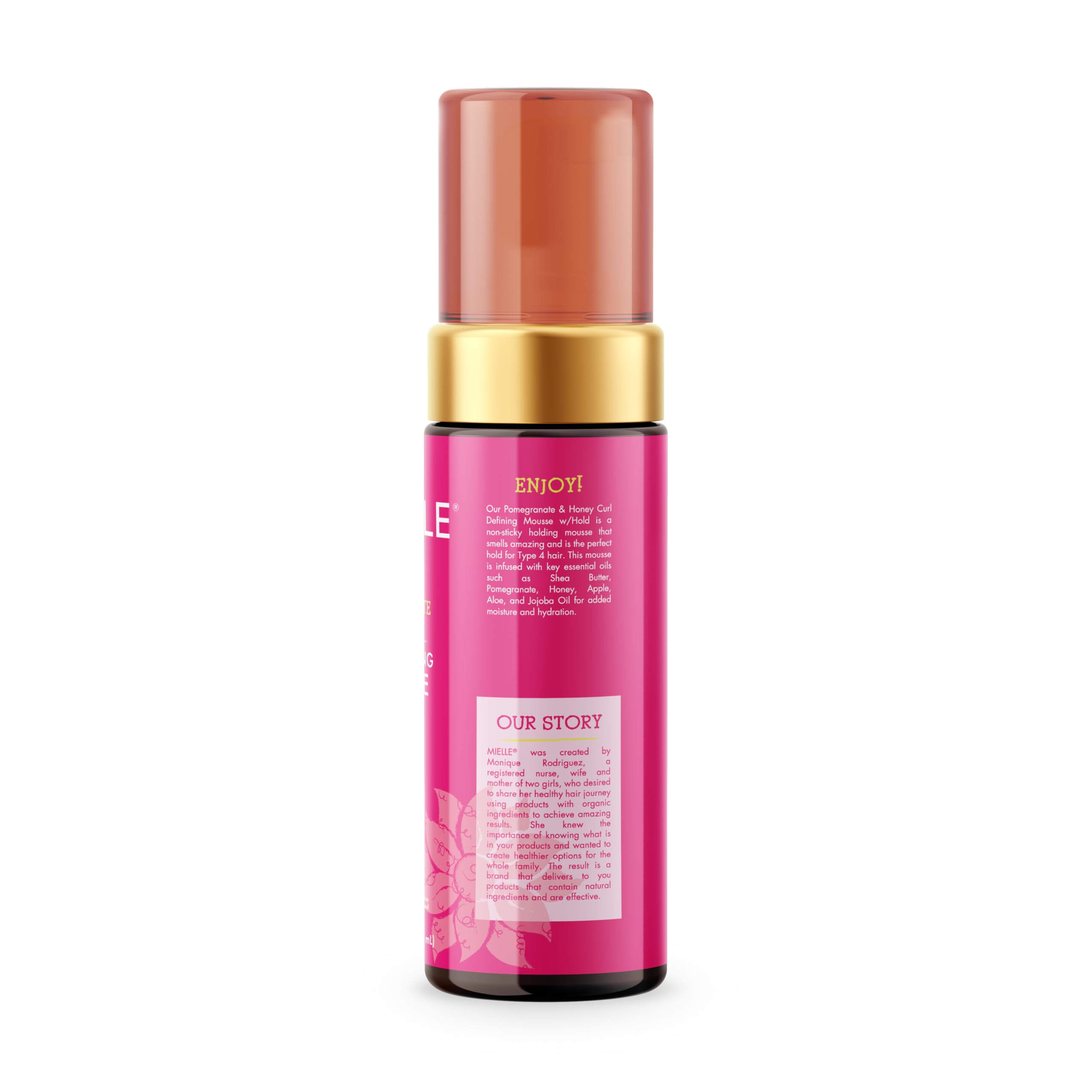 Mielle Pomegranate and Honey Curl Defining Mousse With Hold 7.5 Fl. Oz