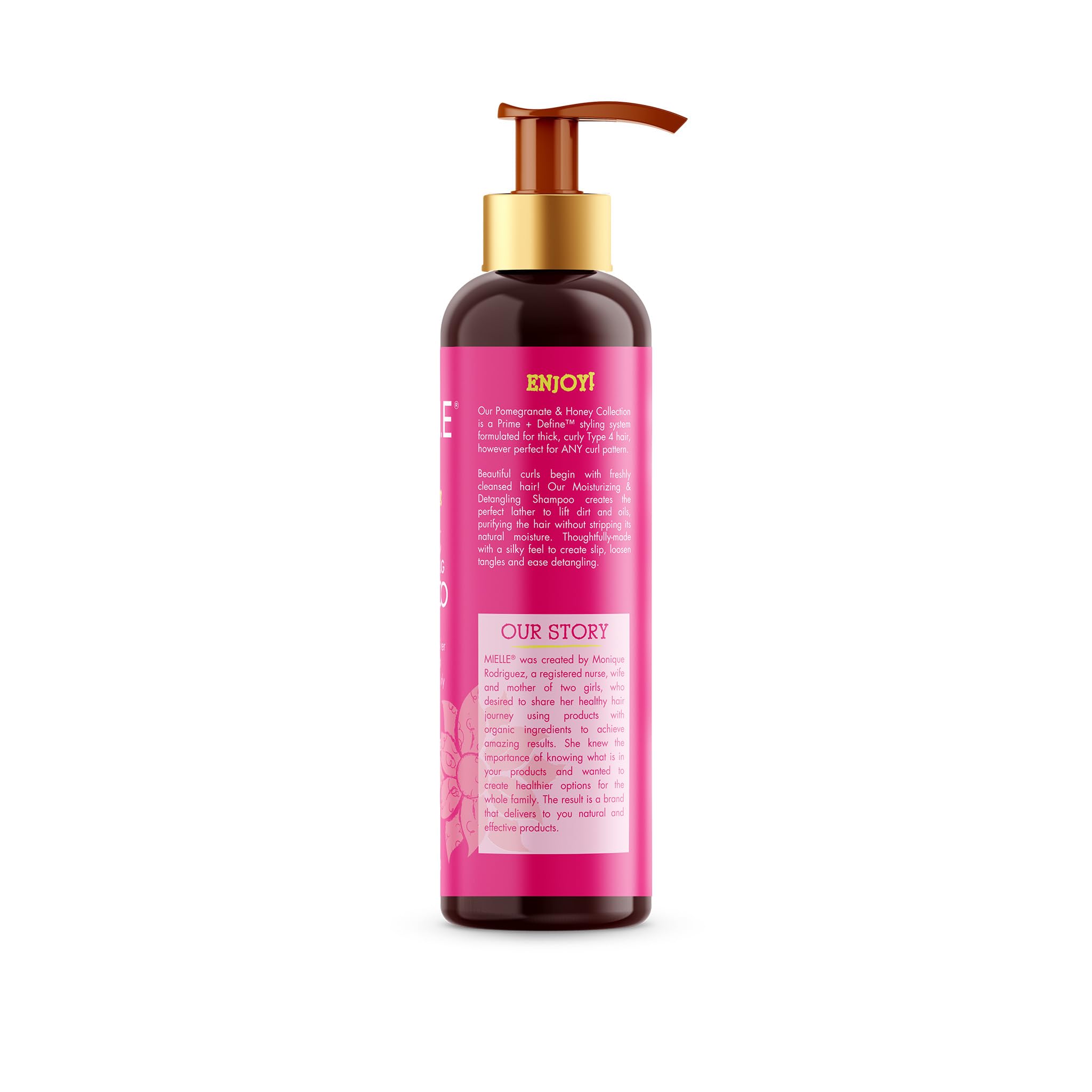 Mielle Pomegranate and Honey Detangling Shampoo 12 Fl. Oz. - Thumbnail 2