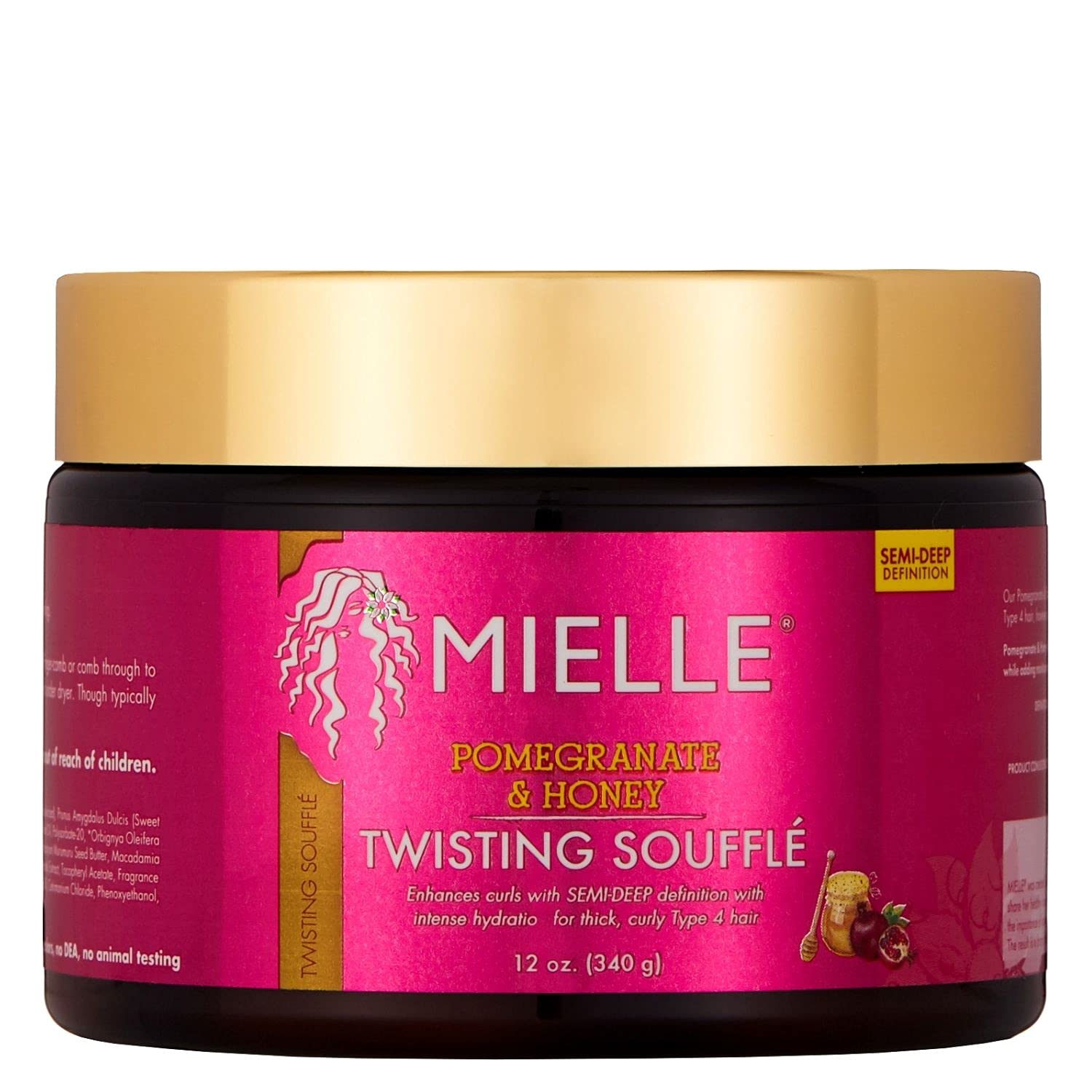 Mielle Organics Pomegranate Honey Twisting Soufflé Sulfate and Paraben Free 12