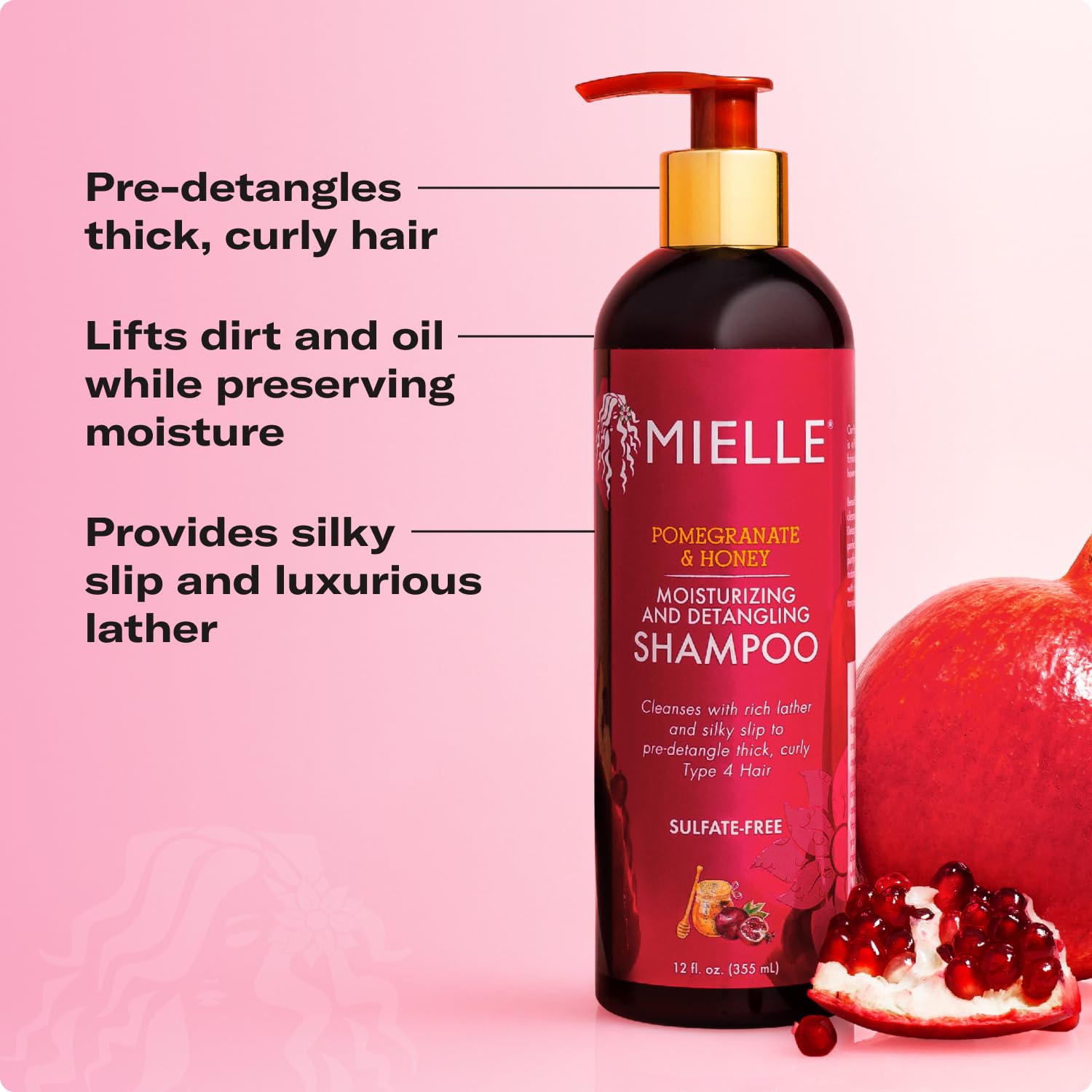 Mielle Organics Pomegranate Honey Twin Pack - Thumbnail 3