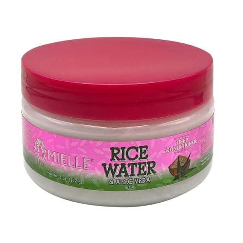 Mielle Rice Water Aloe Vera Deep Conditioner 8 Fl Oz - Thumbnail 2