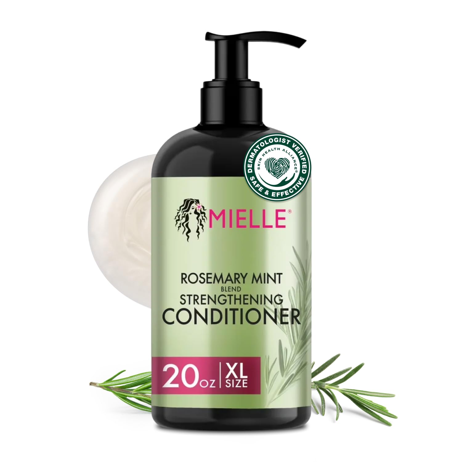 Mielle Rosemary Mint Strengthening Conditioner 20 oz - Thumbnail 3