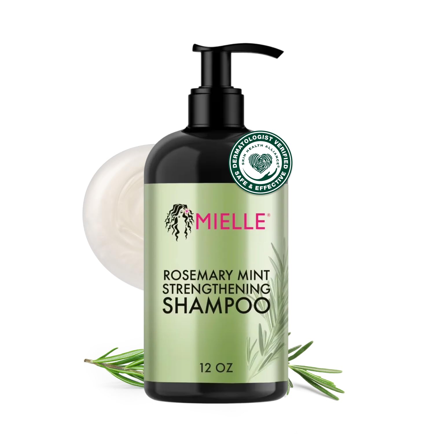 Mielle Organics Rosemary Mint Hair Strengthening Biotin Shampoo Moisturizing - Thumbnail 2