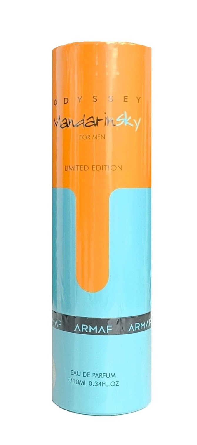 [Mini] Armaf Odyssey Mandarin Sky Citrus Gourmand Woody Long Lasting / For Men EDP 10 - Thumbnail 2