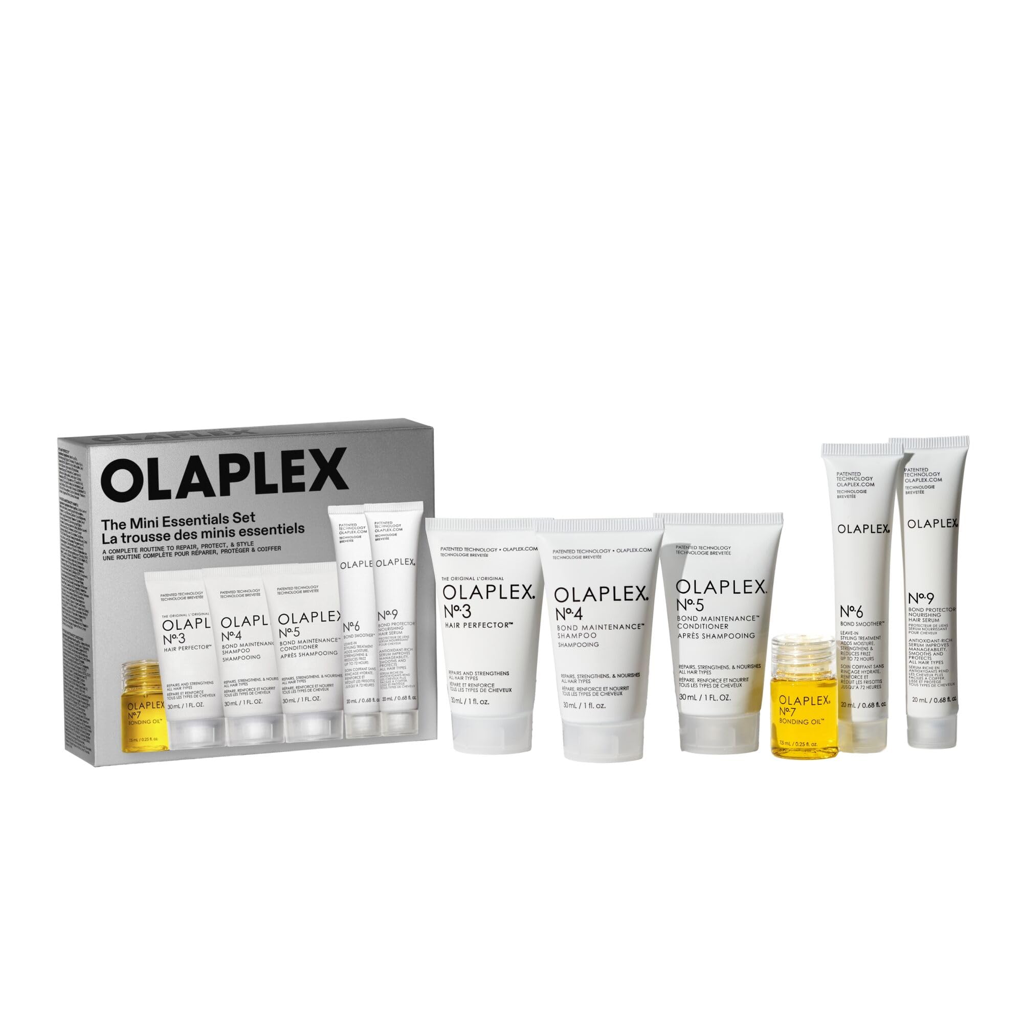 [Mini Set] Olaplex Mini Hair Essentials Set: No. 3 No. 4 No. 5 No. 9 No. 6 No. 7 | A