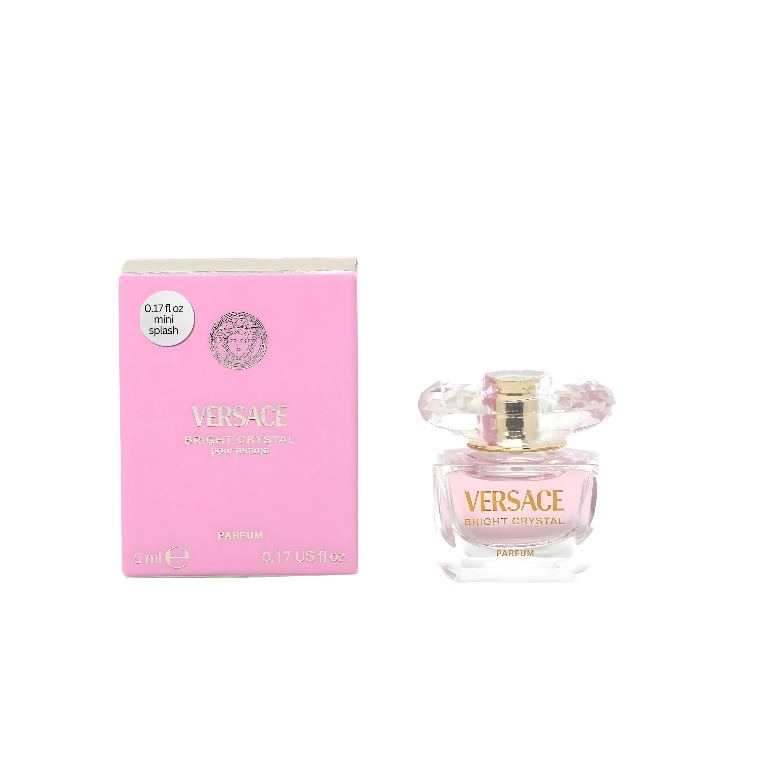 [Mini] Versace Bright Crystal Pour Femme Mini Splash For Women EDP 0.17 oz - Thumbnail 1
