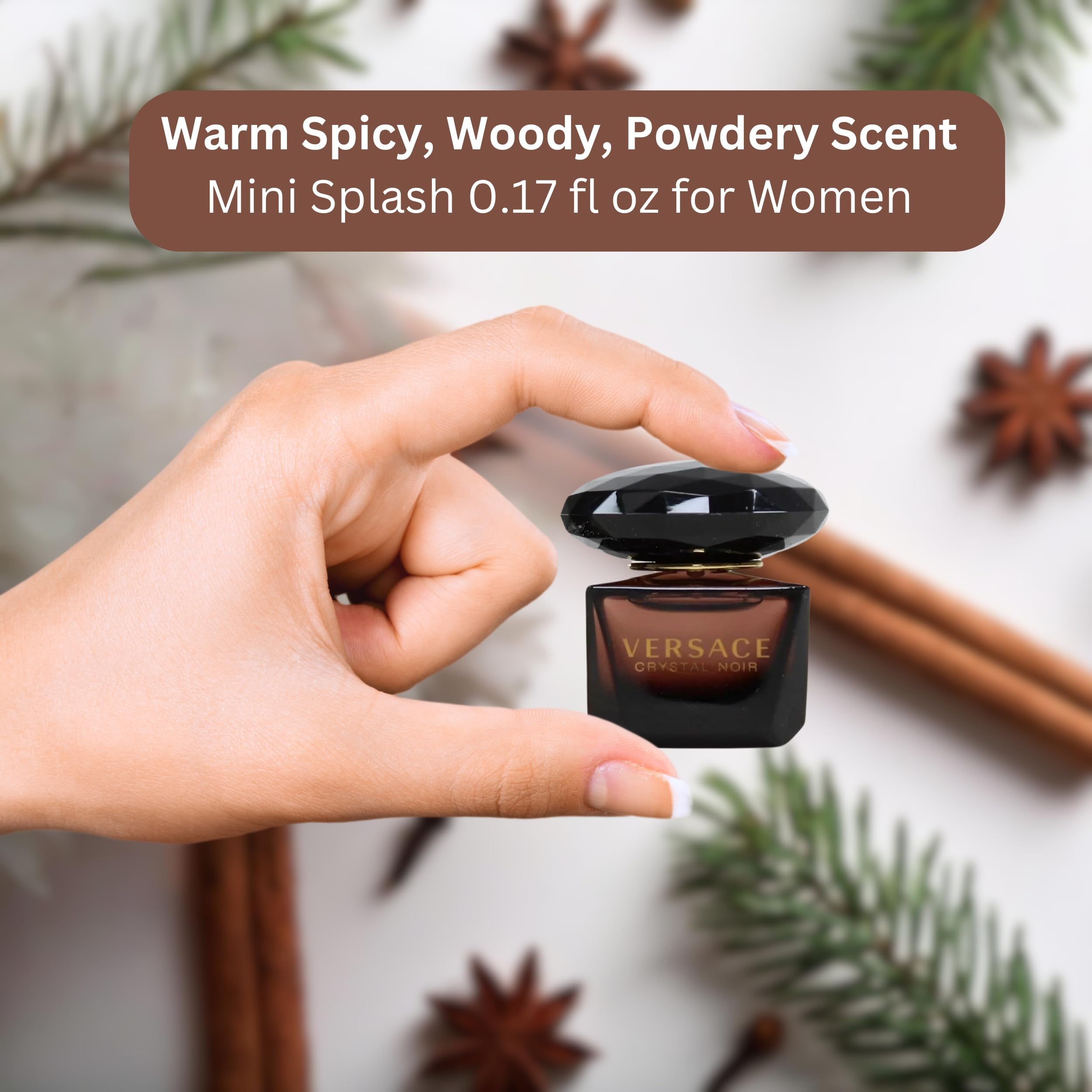 [Mini] Versace Crystal Noir For Women EDT 3 oz - Thumbnail 2
