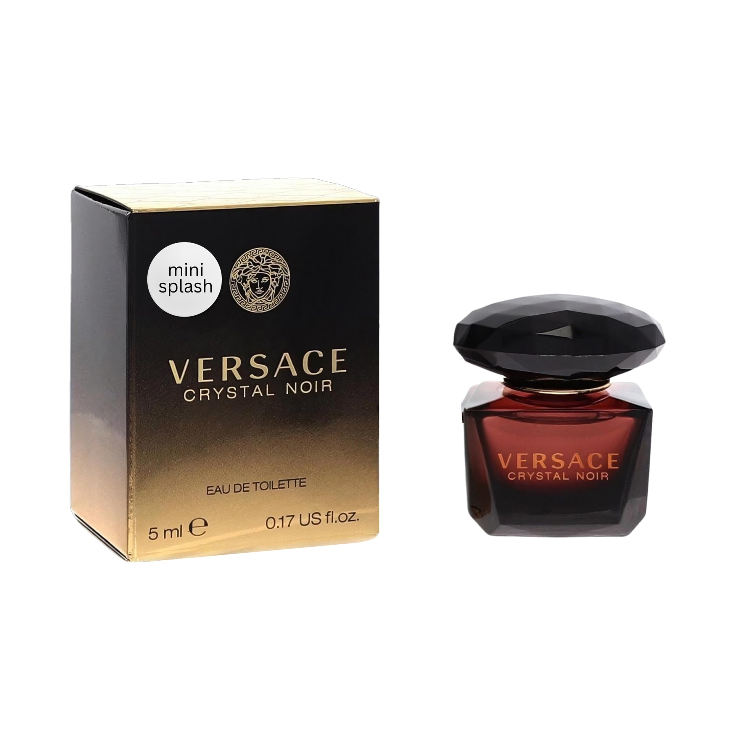 [Mini] Versace Crystal Noir For Women EDT 3 oz - Thumbnail 1