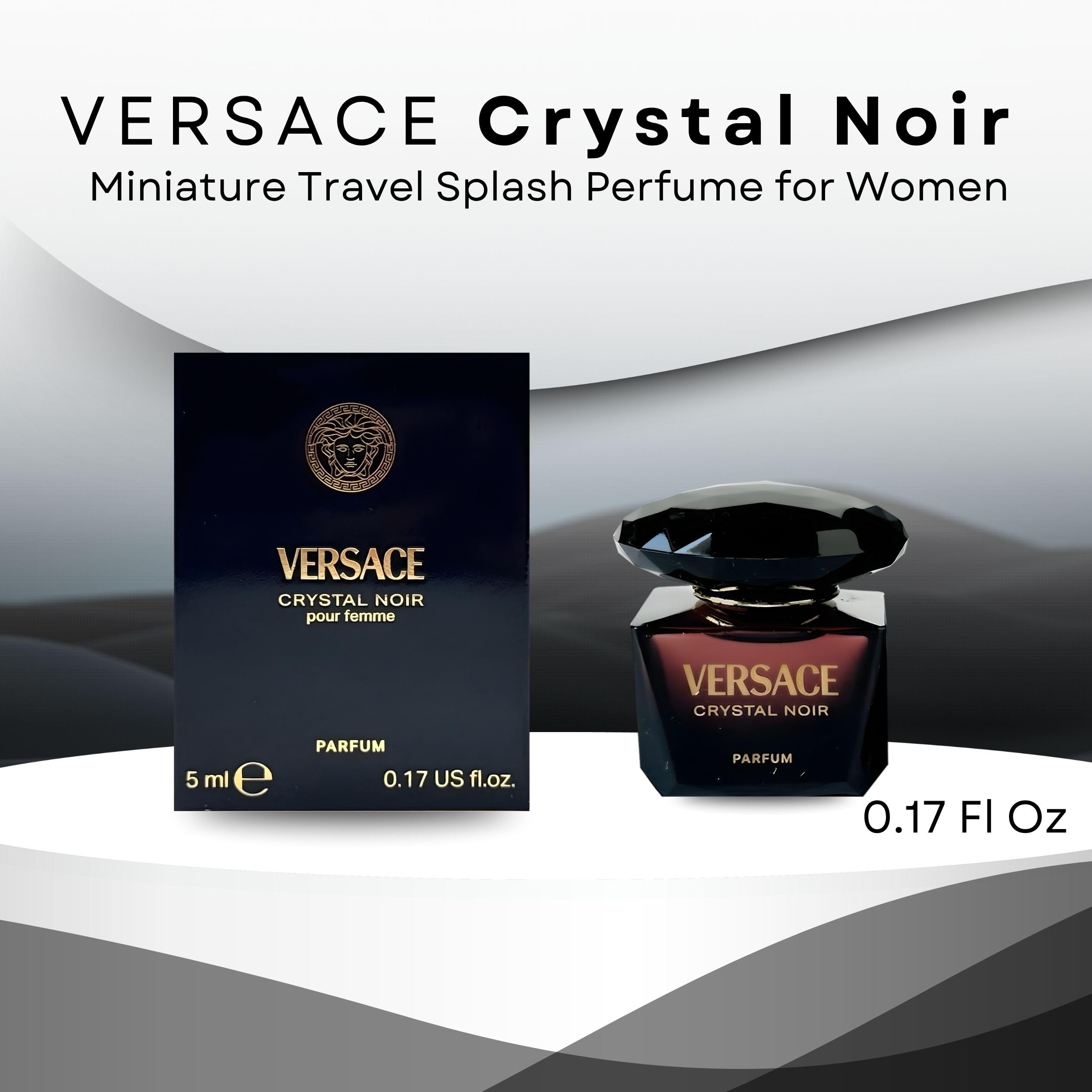 [Mini] Mini Versace Crystal Noir Parfum L Italy 400pcs Bybox 5 ml - Thumbnail 2