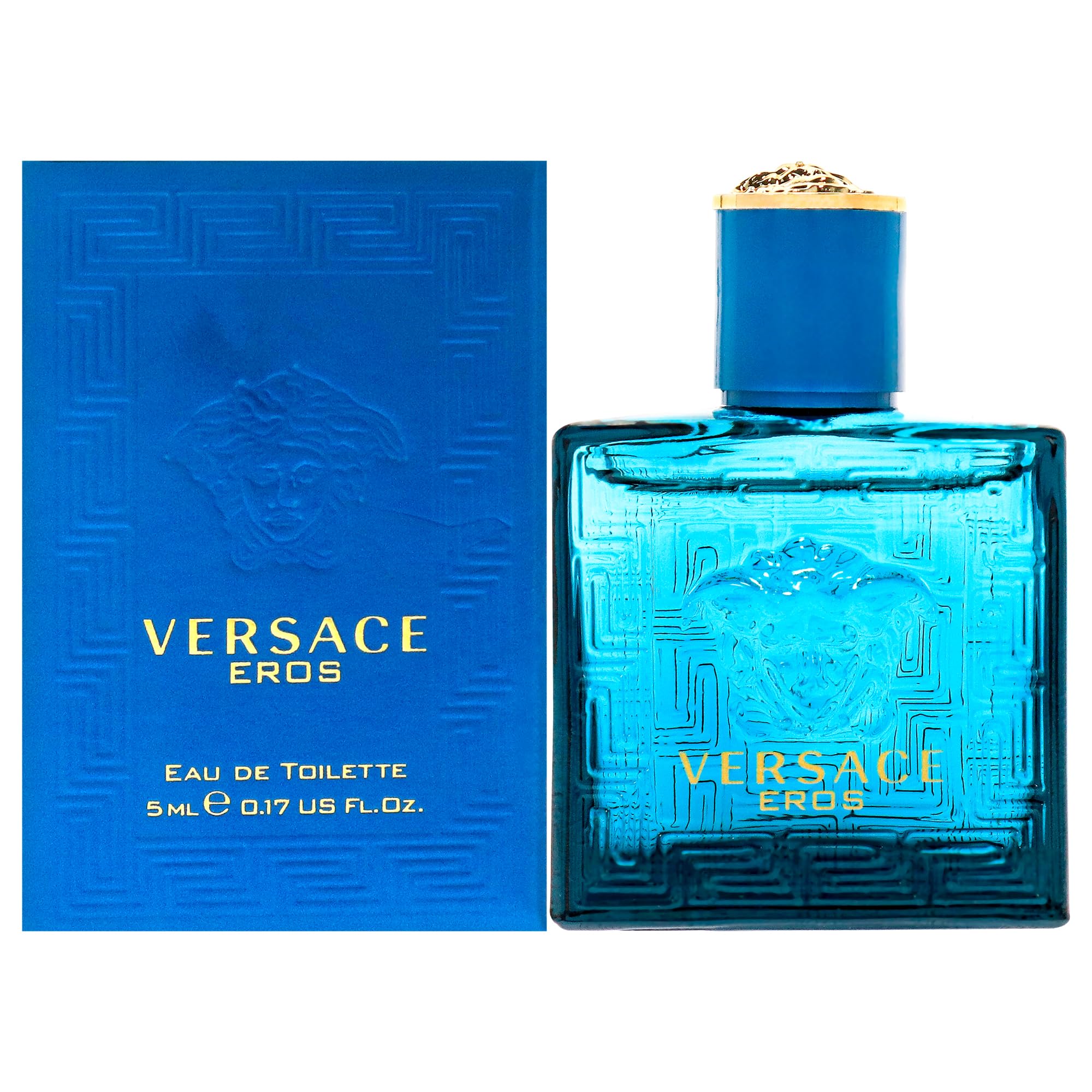 [Mini] Versace Eros Cologne Mini For Men EDT 0.17 Oz