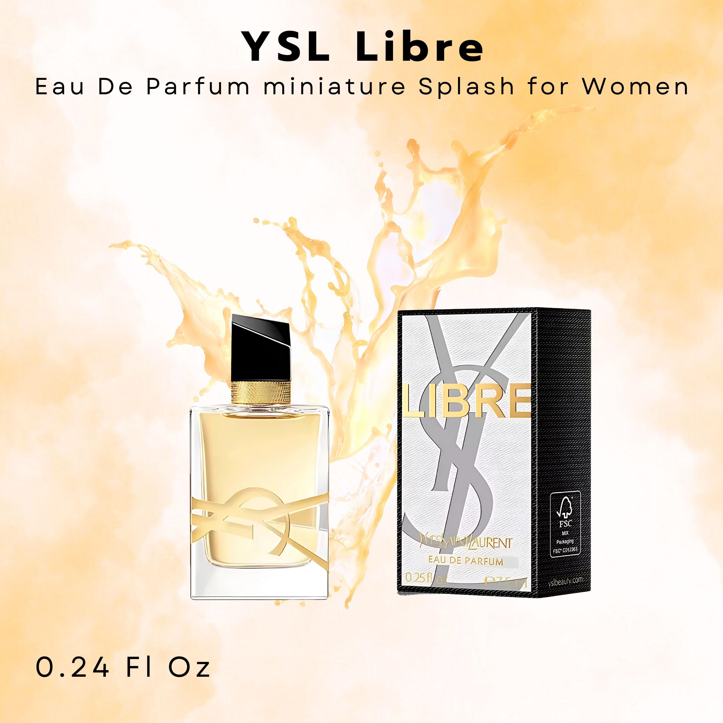 [Mini] Yves Saint Laurent Ysl Libre Mini Splash For Women EDP 0.25 oz - Thumbnail 2