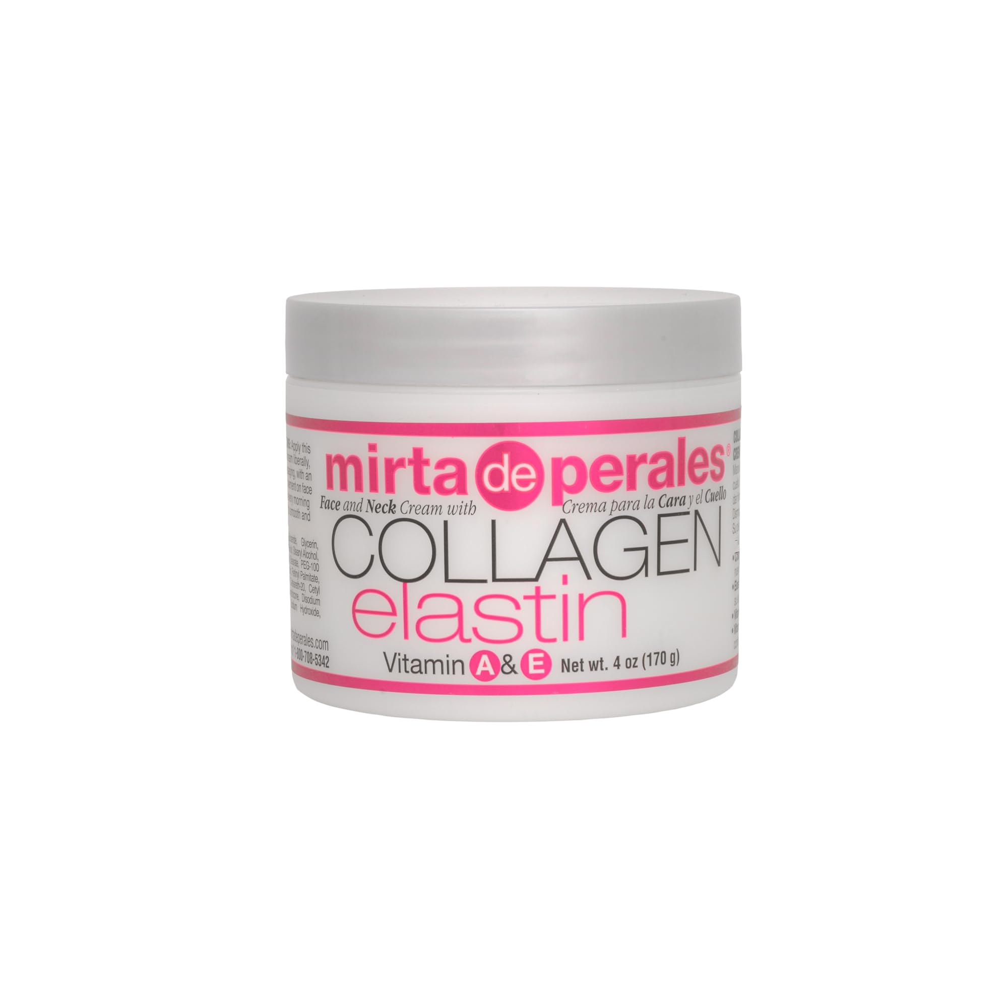 Mirta de Perales Collagen Elastin Face Neck Cream With Vitamins A E | Hydrating
