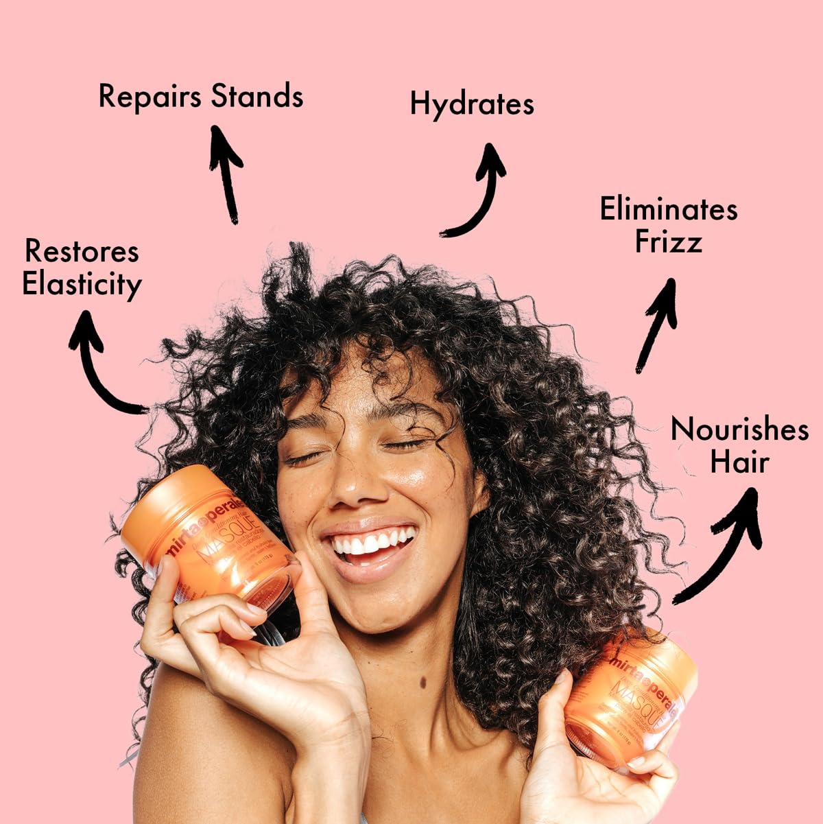 Mirta de Perales Deep Conditioning Hair Masque for Dry Damaged Frizz Prone Hair - Thumbnail 2