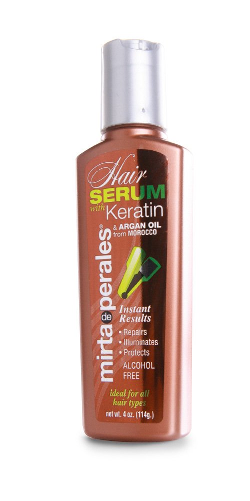 Mirta de Perales Hair Serum With Keratin Argan Oil for Frizz Control Shine |