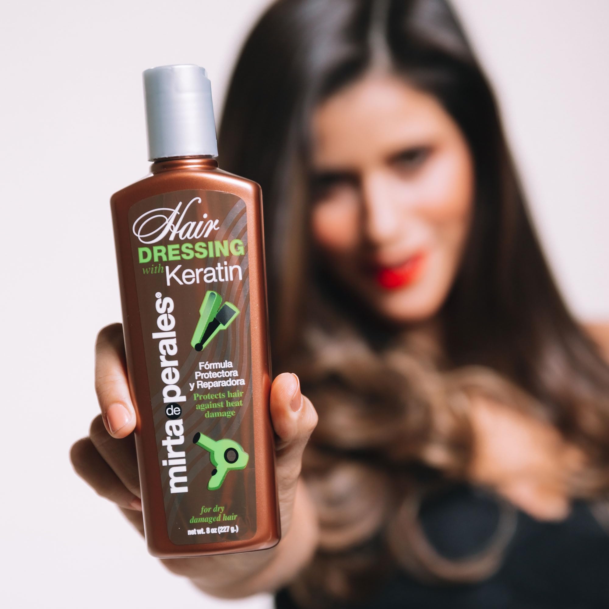 Mirta de Perales Hair Dressing With Keratin 8 oz - Thumbnail 3