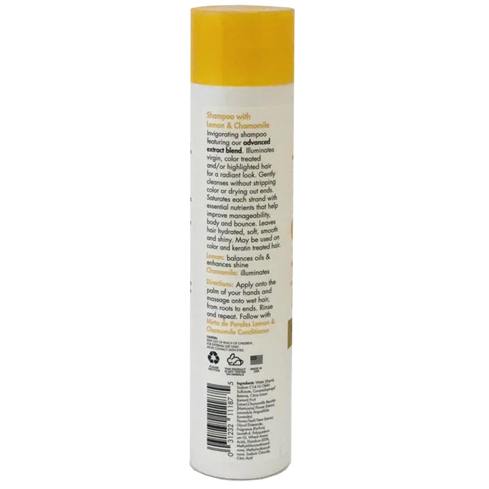 Mirta de Perales Shampoo With Lemon Chamomile Manzanilla 10 Fl Oz. - Thumbnail 2