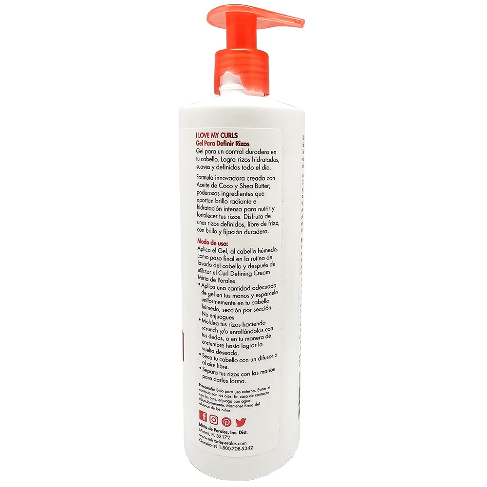 Mirta de Perales I Love My Curls Curl Enhancing Gel for Curly Coily Hair | - Thumbnail 3