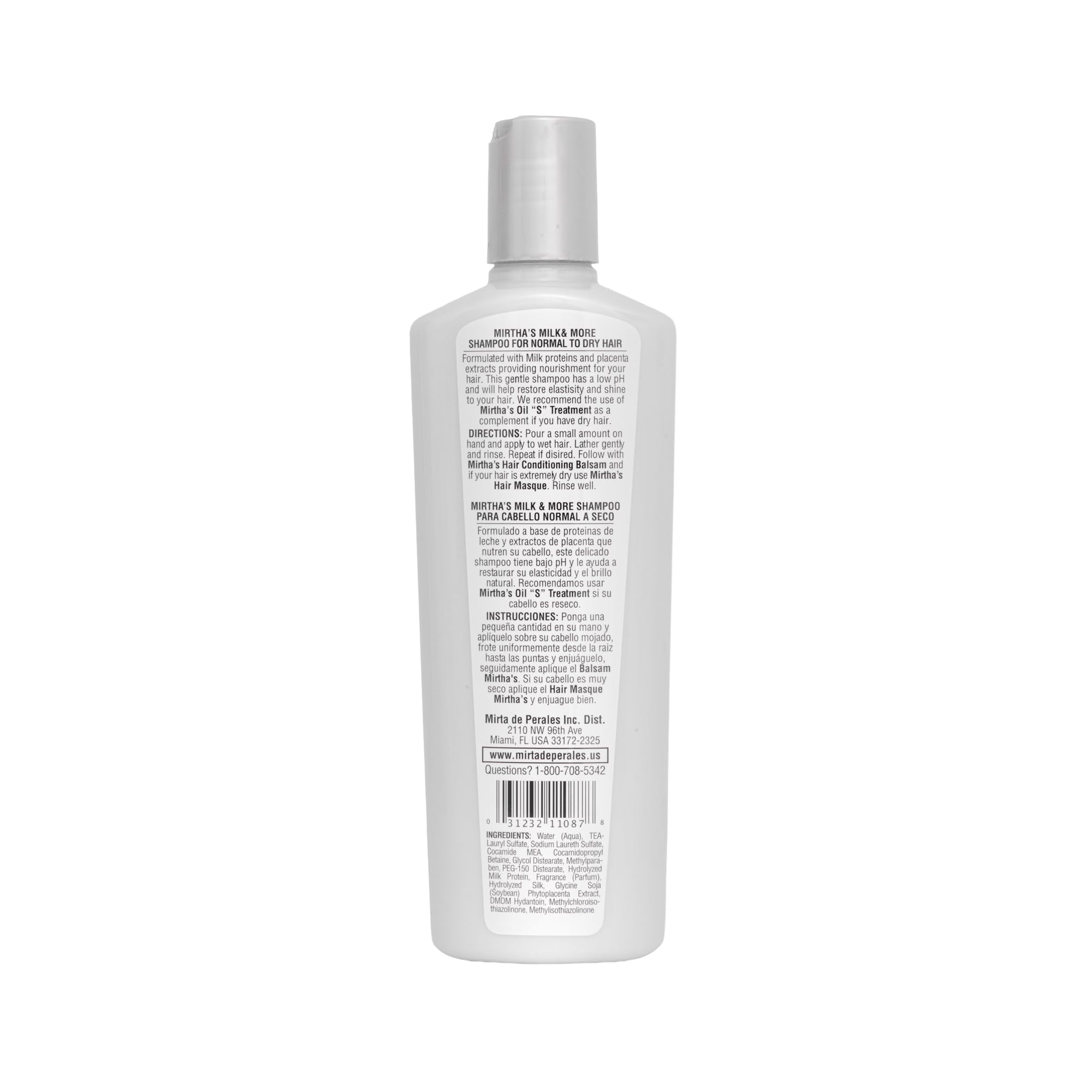 Mirta de Perales Milk Shampoo for Normal To Dry Hair | Gentle Protein Rich - Thumbnail 3