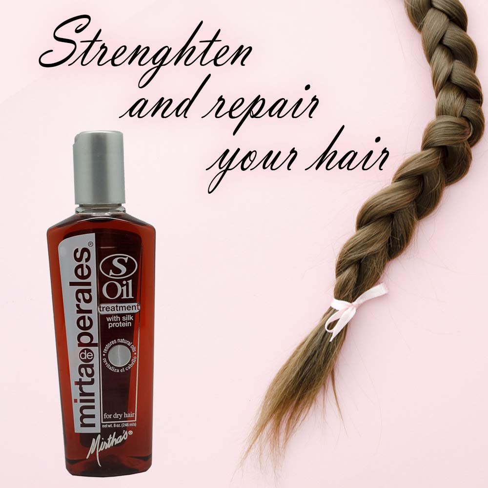 Mirta de Perales Oil “s” Hair Treatment for Dry Hair Flaky Scalp | Deep - Thumbnail 3