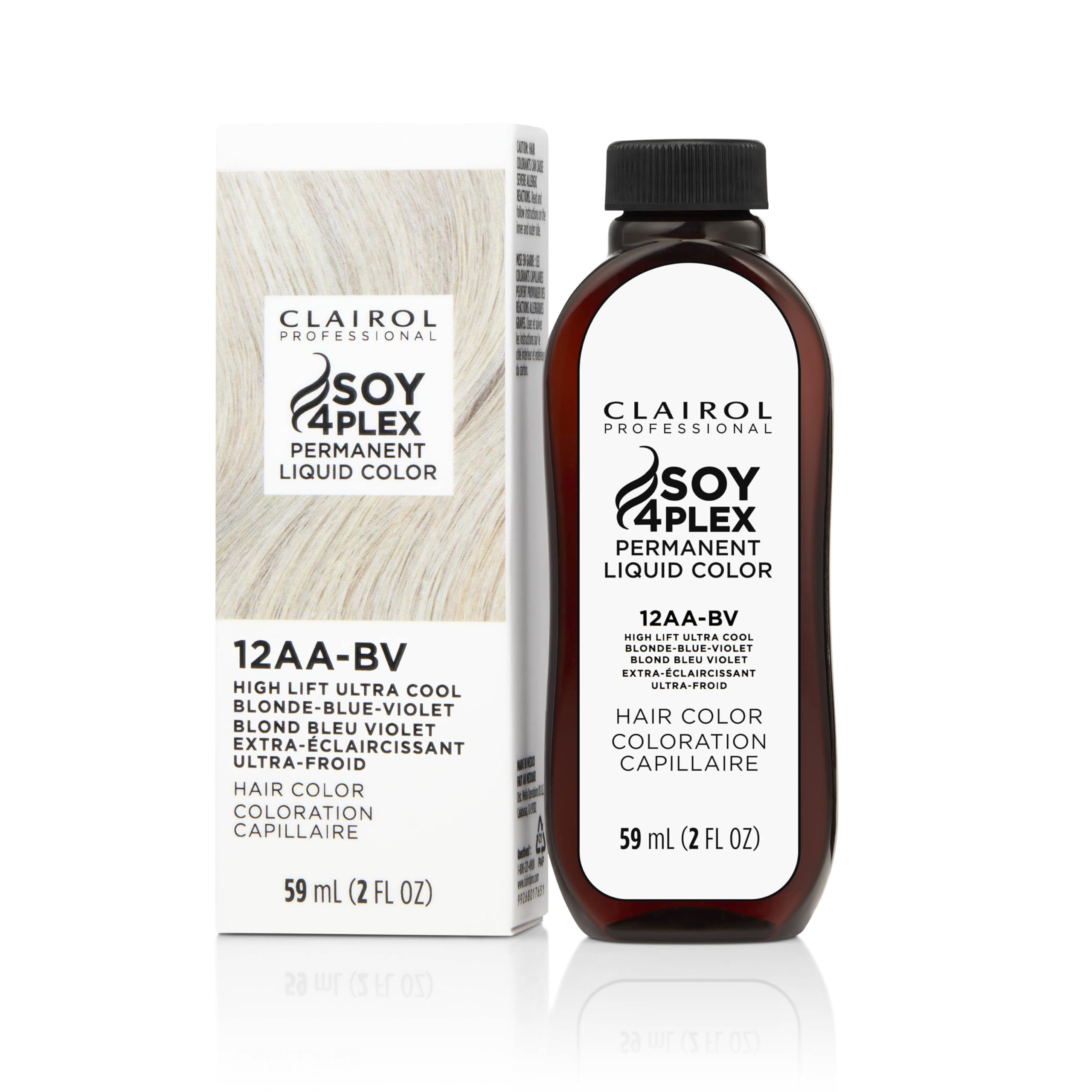 Clairol Professional Permanent Liquicolor 12aa Bv High Cool Blonde . Packaging