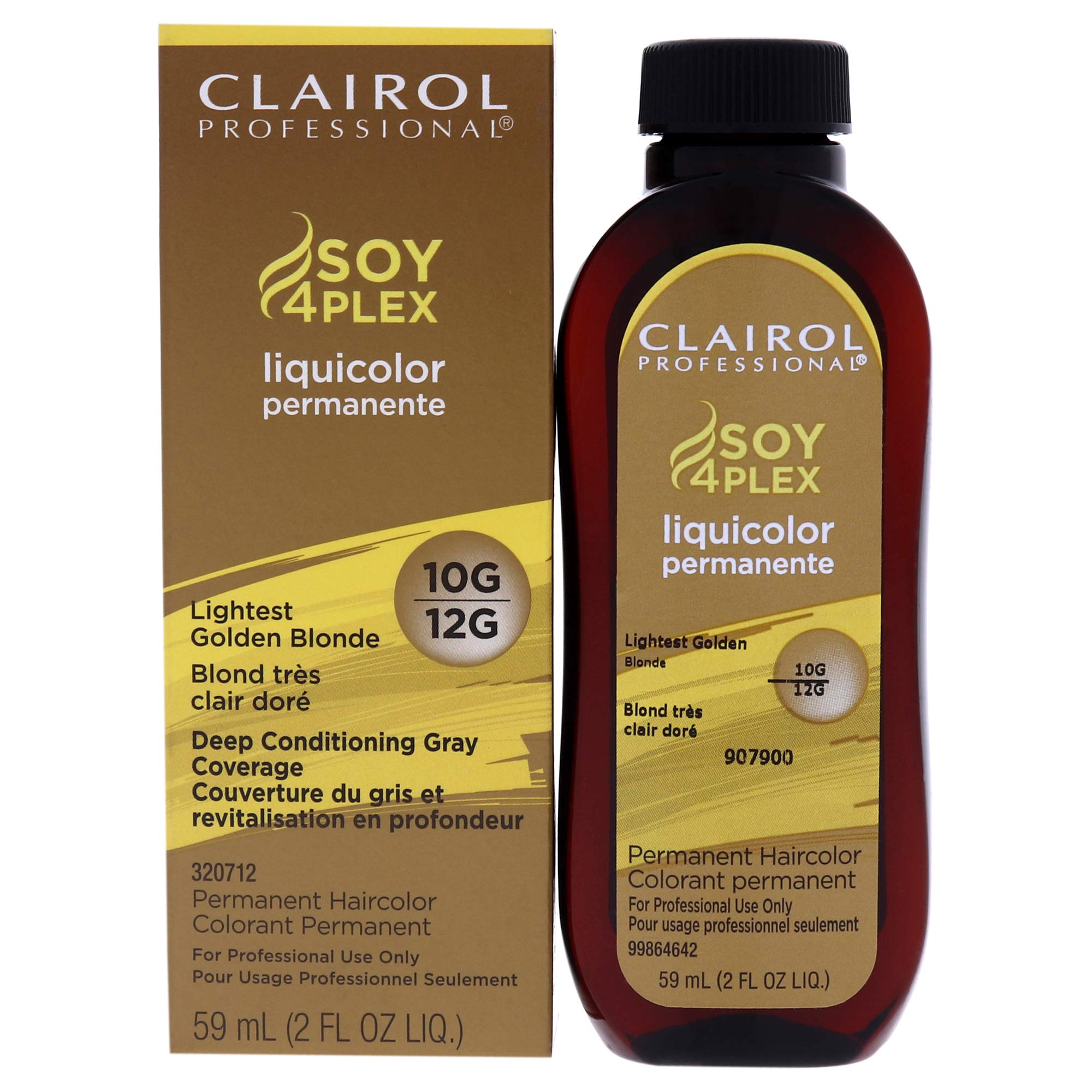 Clairol Professional Permanent Liquicolor 12g/10g Lightest Gold Blonde .