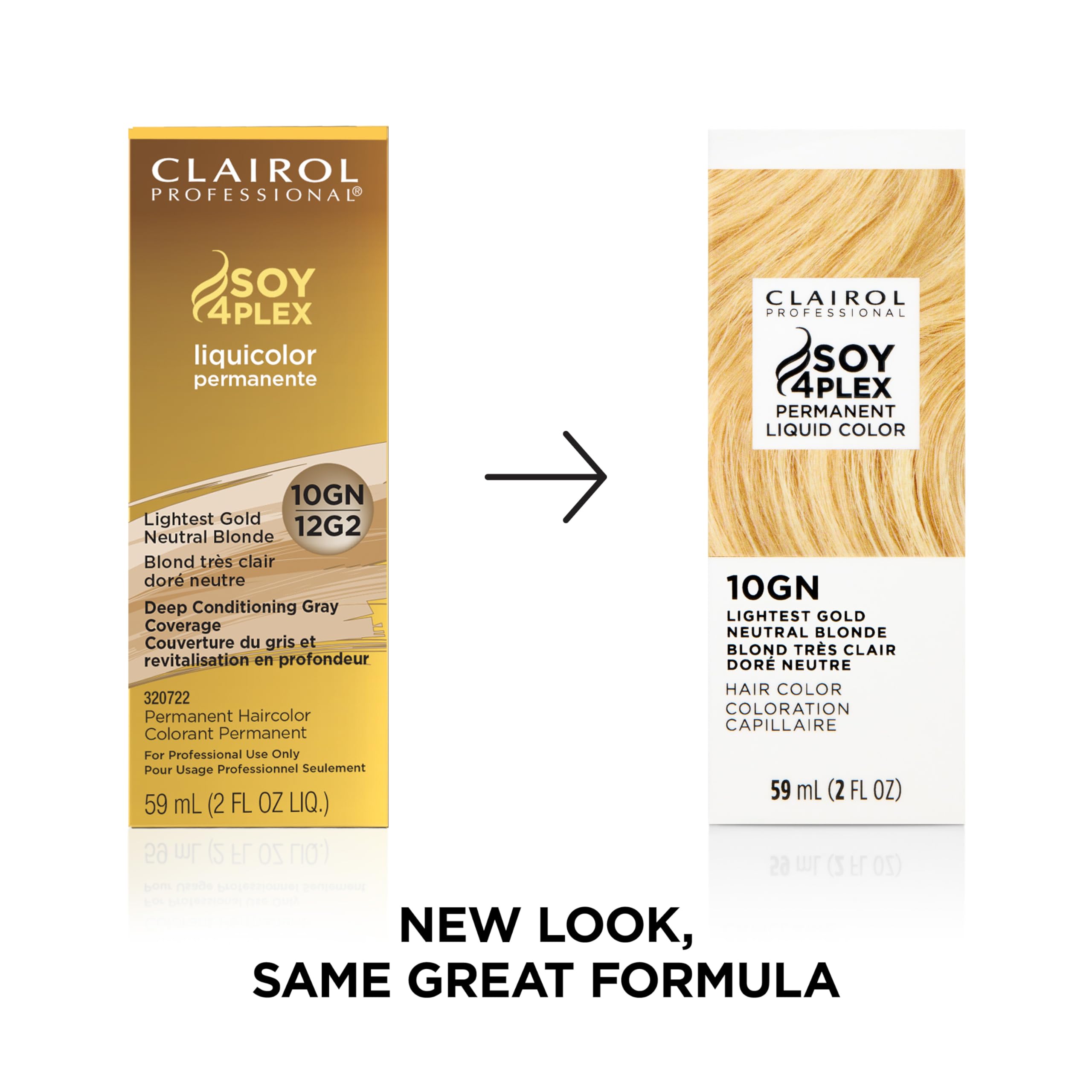 Clairol Professional Permanent Liquicolor 10gn Gold Neutral Blonde . Packaging - Thumbnail 3