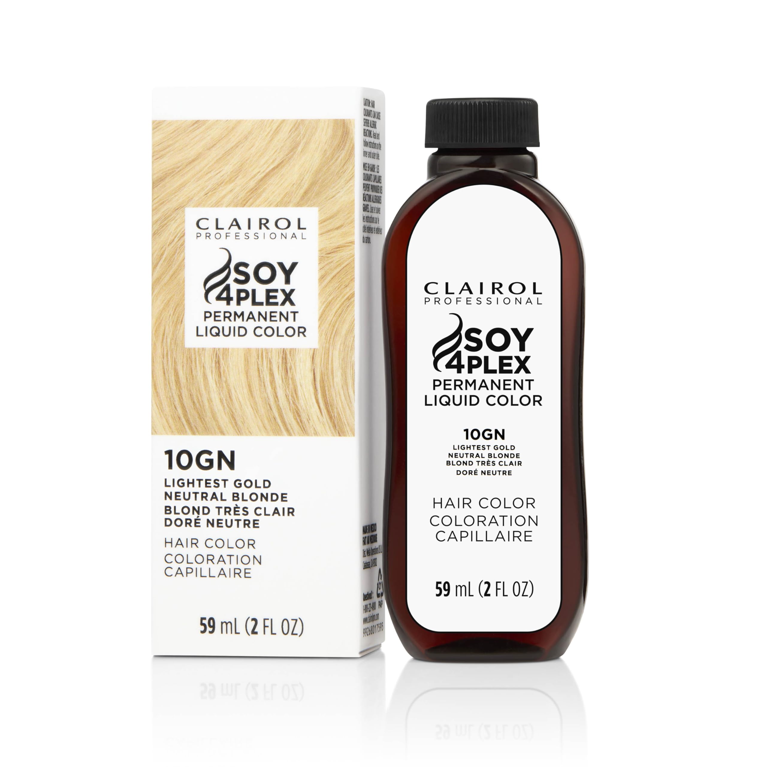 Clairol Professional Permanent Liquicolor 10gn Gold Neutral Blonde . Packaging