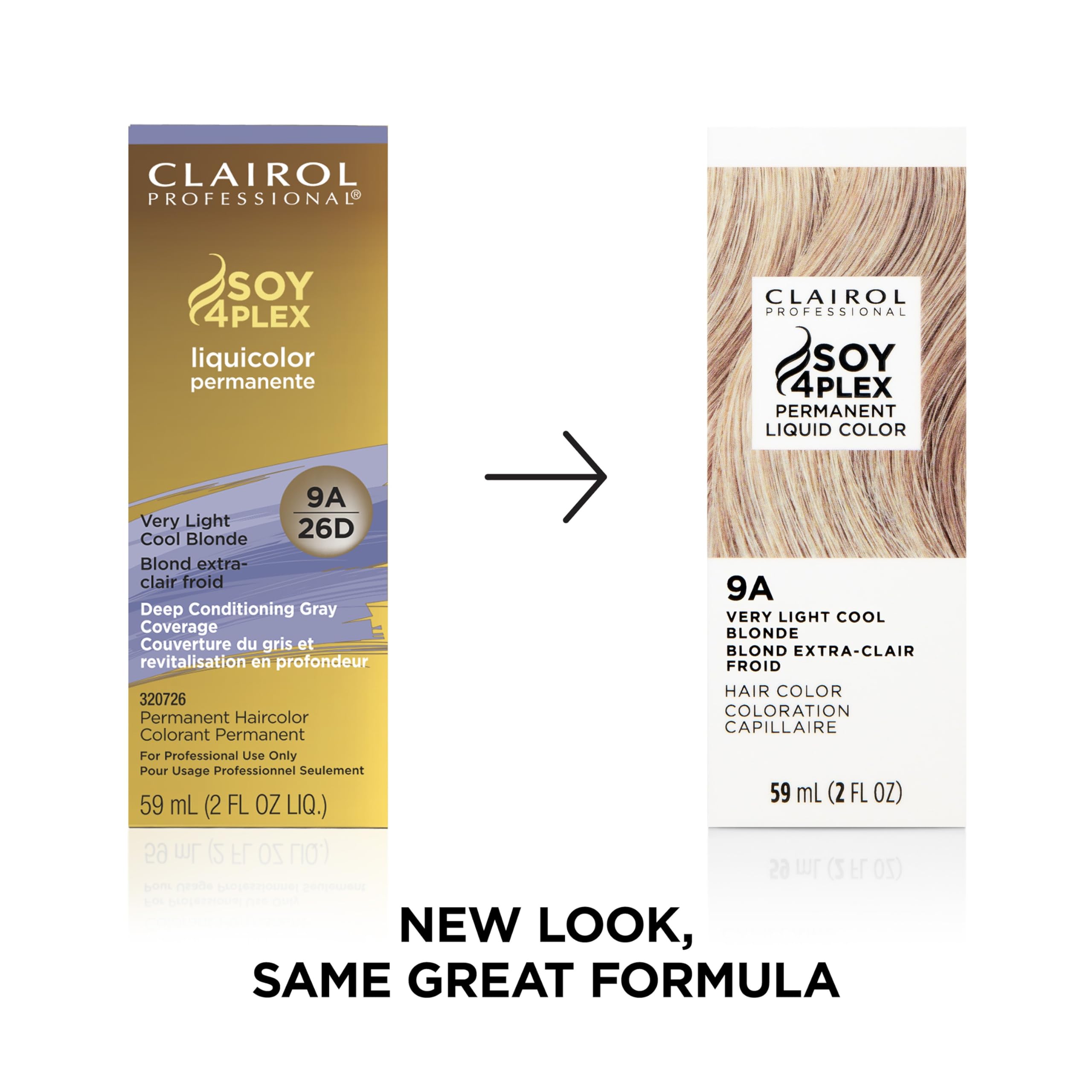Clairol Professional Permanent Liquicolor 9a Very Light Cool Blonde . Packaging - Thumbnail 3