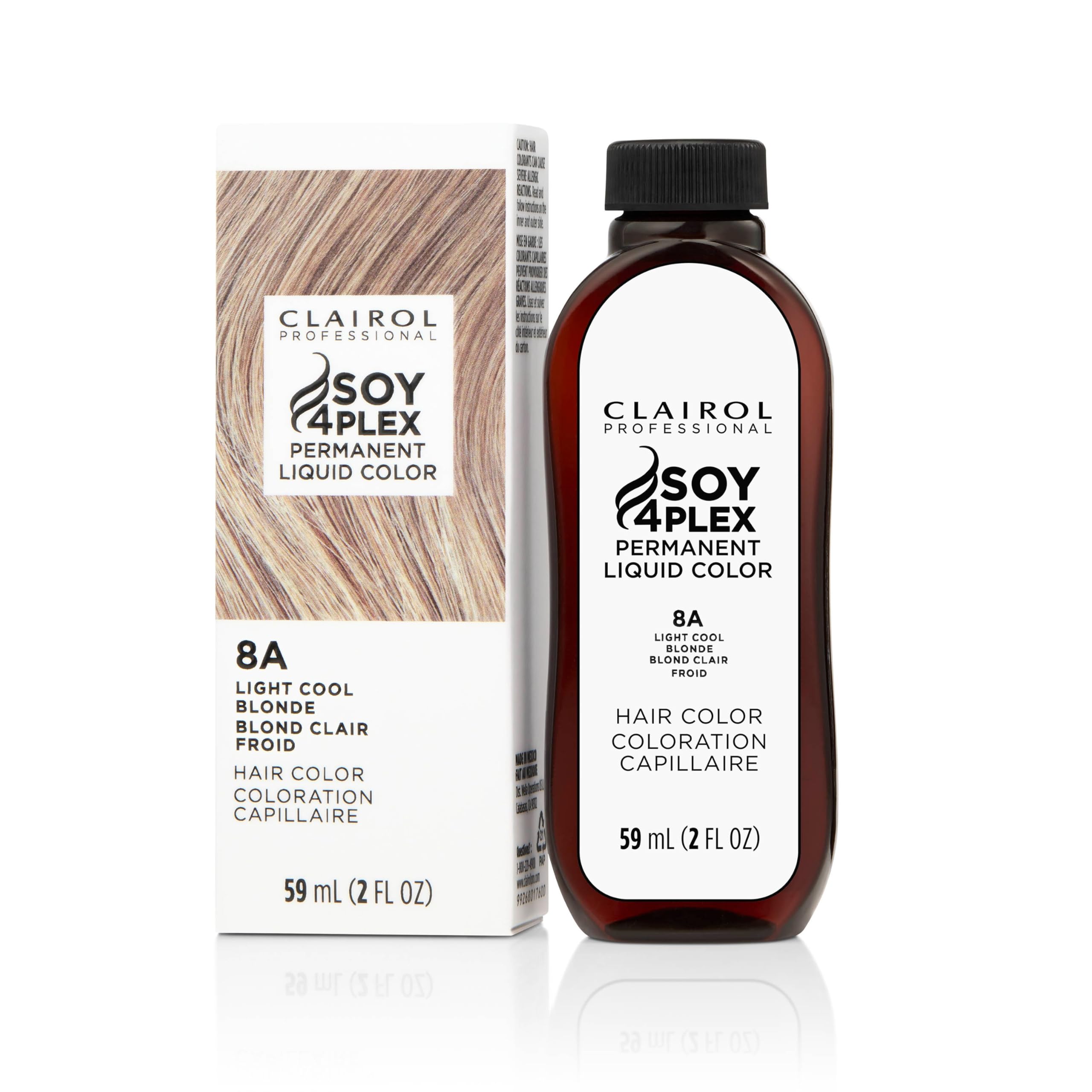 Clairol Professional Permanent Liquicolor 8a Light Cool Blonde . Packaging May