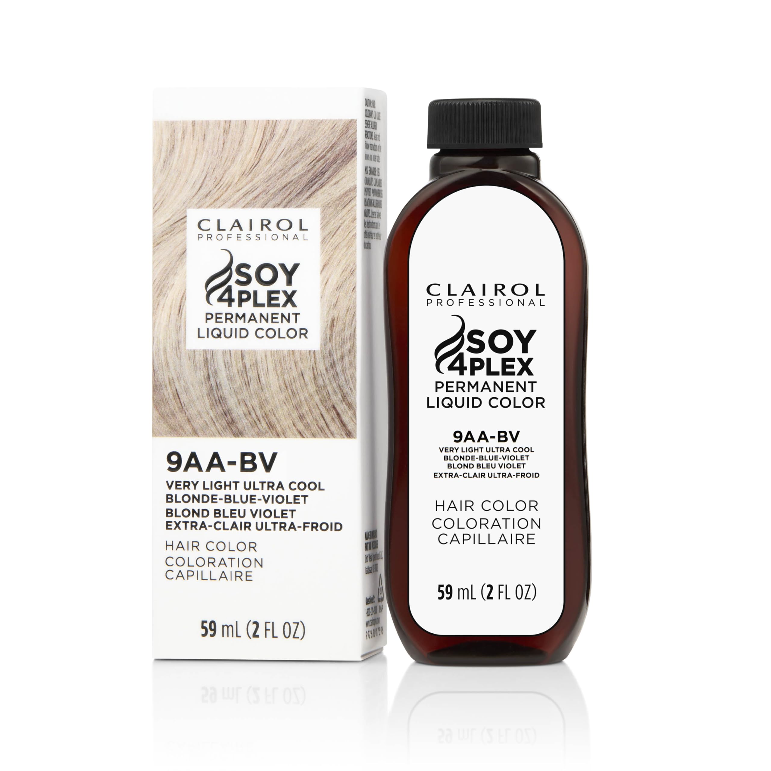 Clairol Professional Permanent Liquicolor 9aa Bv Light Blonde Blue . Packaging