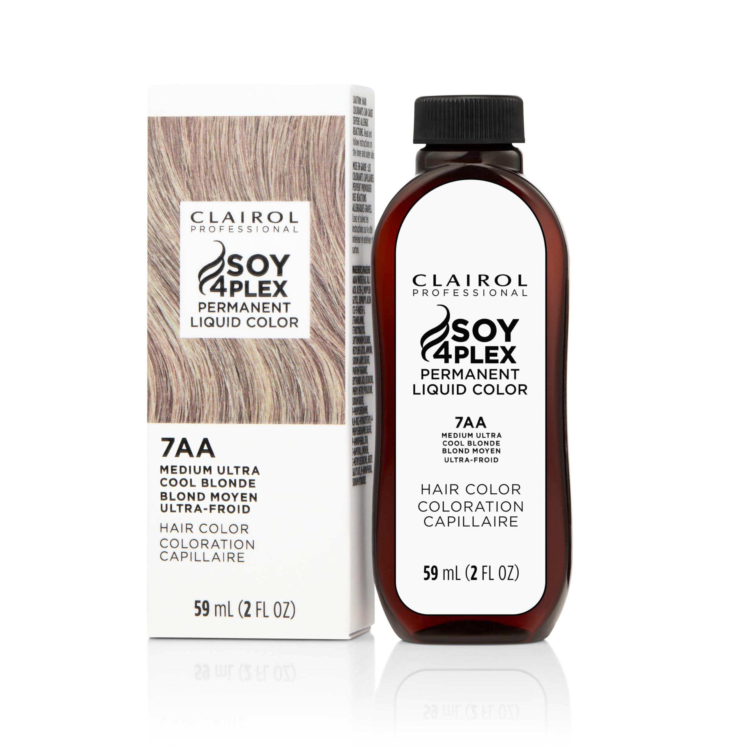 Clairol Professional Permanent Liquicolor 7aa Med Ultra Cool Blonde . Packaging