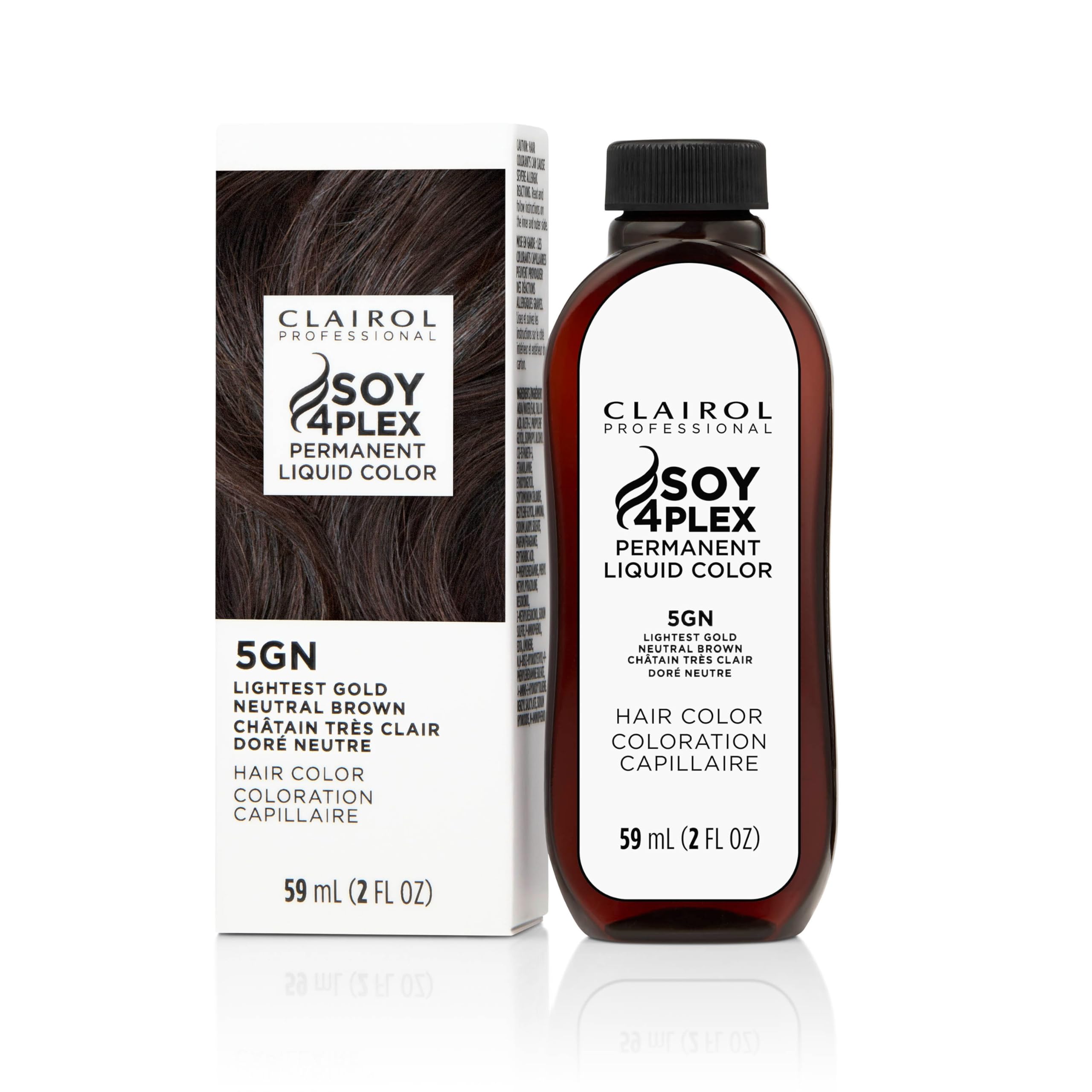 Clairol Professional Permanent Liquicolor 5gn Light Gold Neutral Brown .